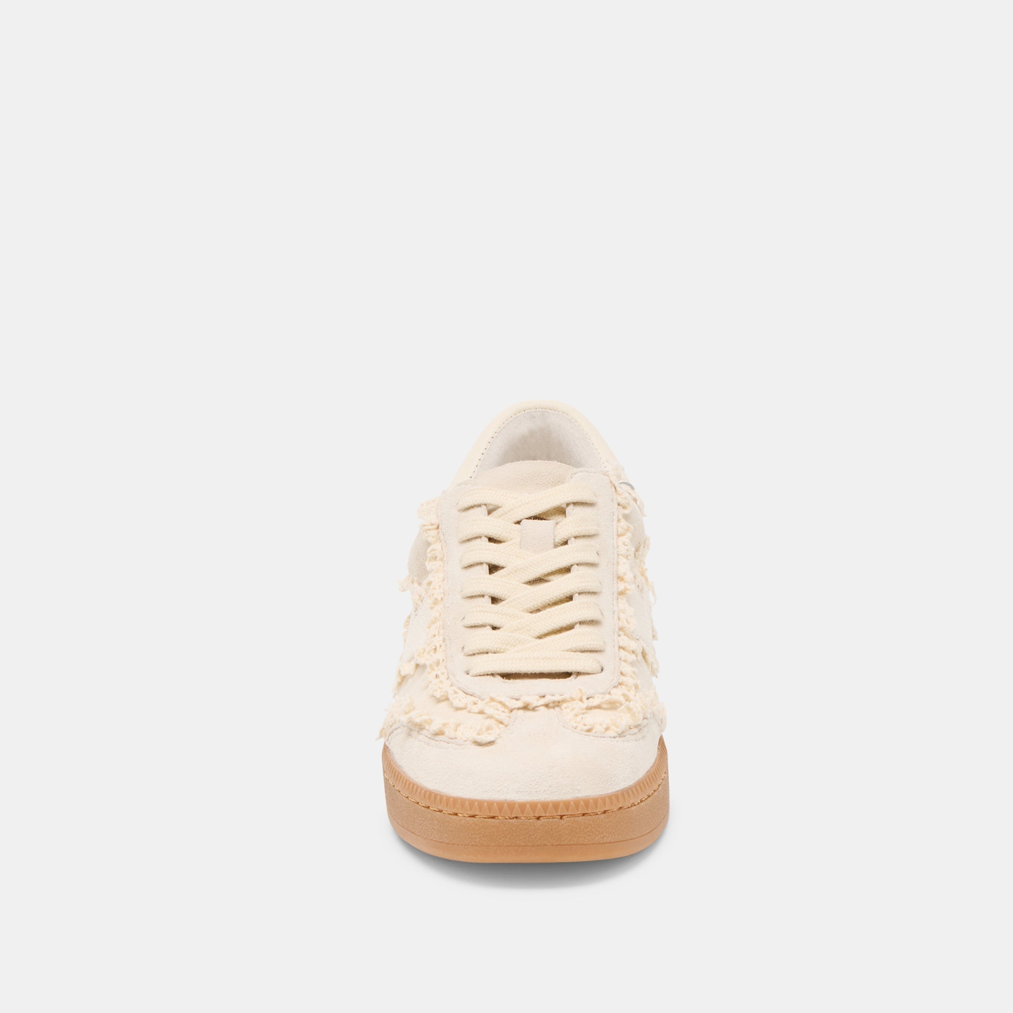 Notice Lace Ivory Suede Sneakers / Dolce Vita