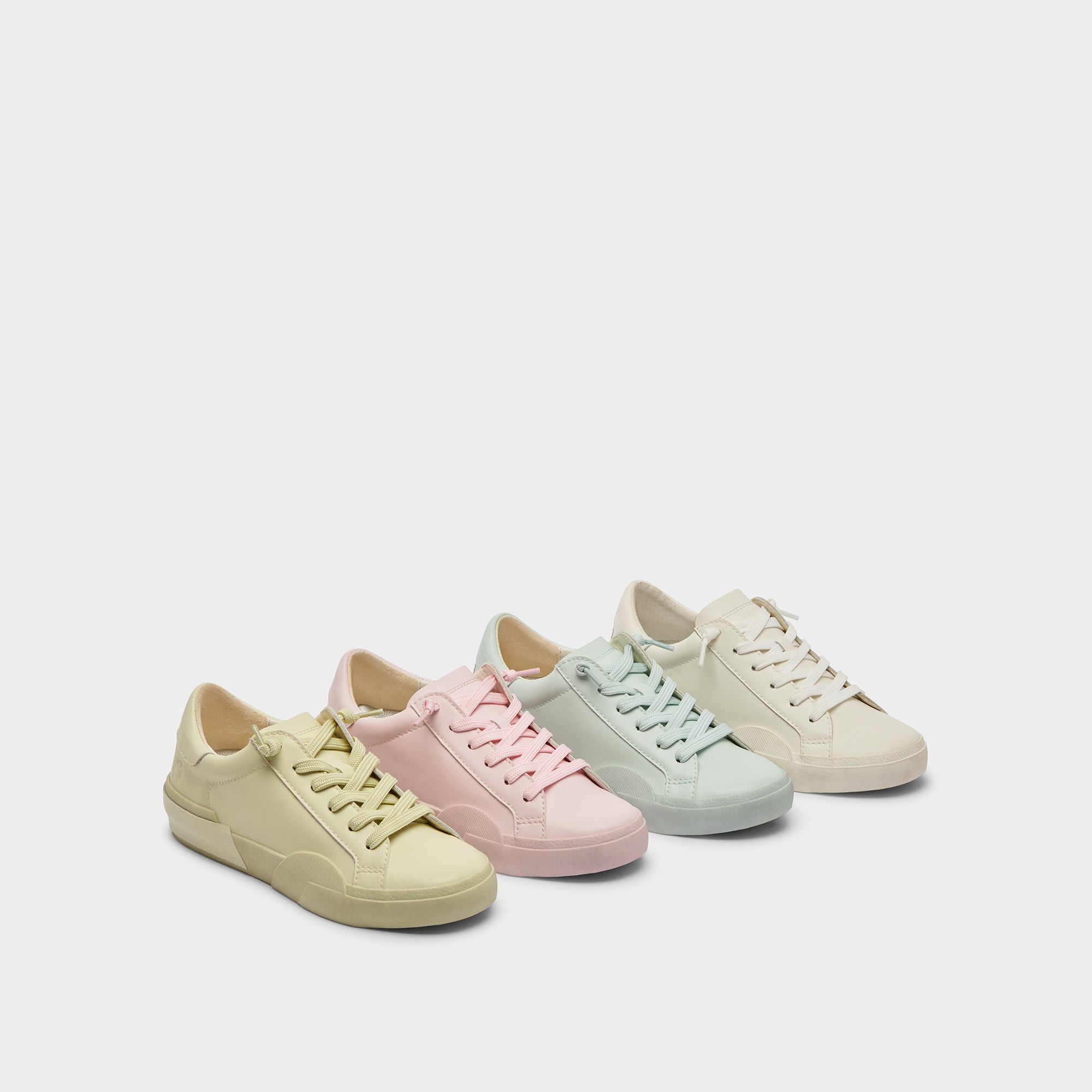 Zina 306 Sneakers White Recycled Leather | White Leather Sneakers
 – Dolce Vita / Dolce Vita
