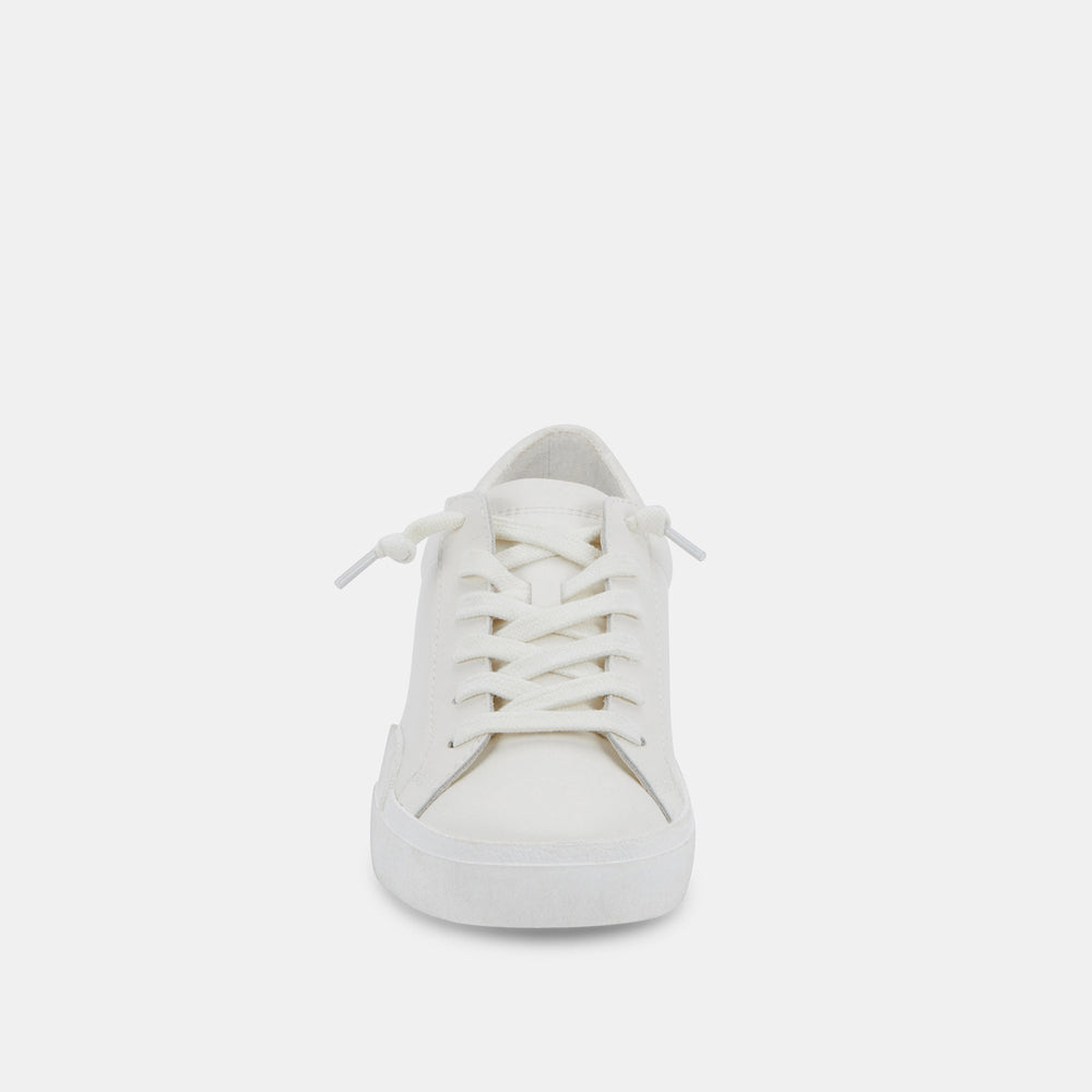 Zina 306 Sneakers White Recycled Leather | White Leather Sneakers
 – Dolce Vita / Dolce Vita
