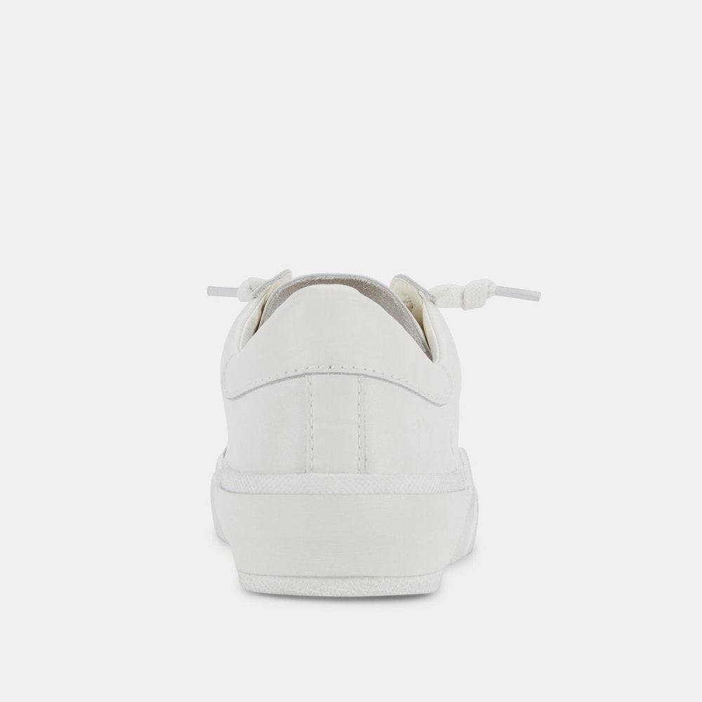 Zina 306 Sneakers White Recycled Leather | White Leather Sneakers
 – Dolce Vita / Dolce Vita