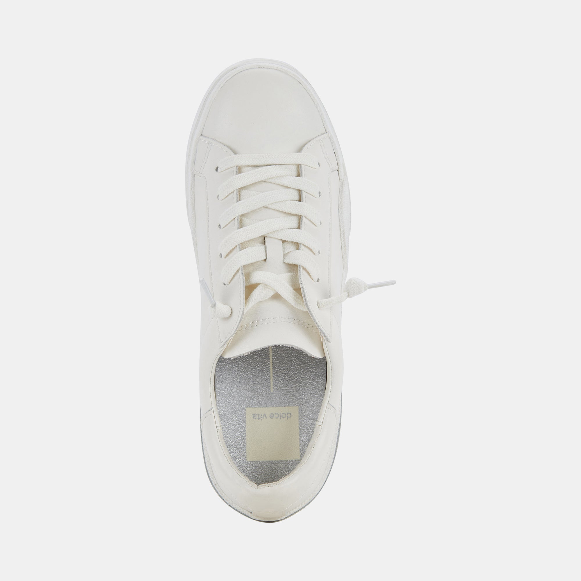 Zina 306 Sneakers White Recycled Leather | White Leather Sneakers
 – Dolce Vita / Dolce Vita