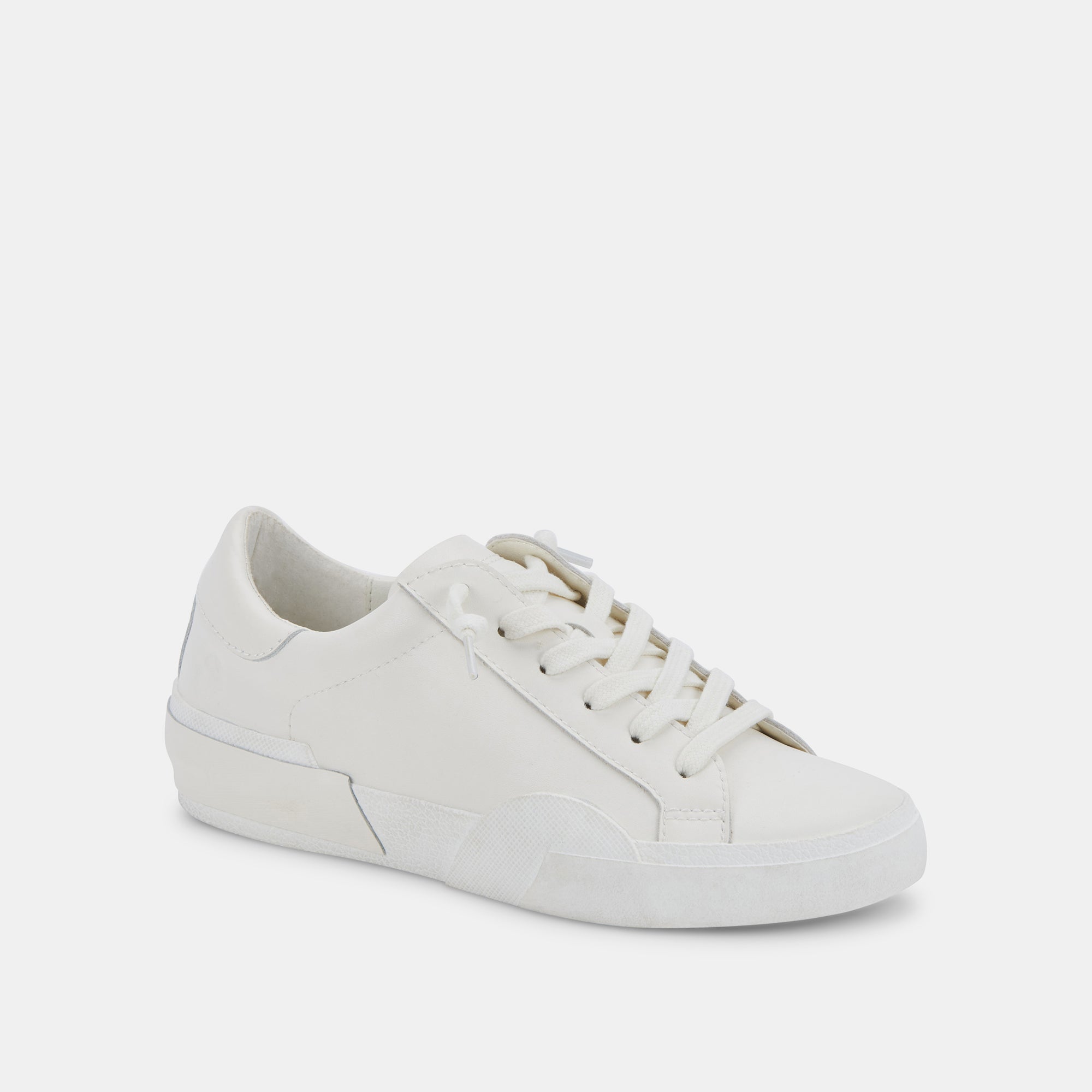 Zina 306 Sneakers White Recycled Leather | White Leather Sneakers
 – Dolce Vita / Dolce Vita