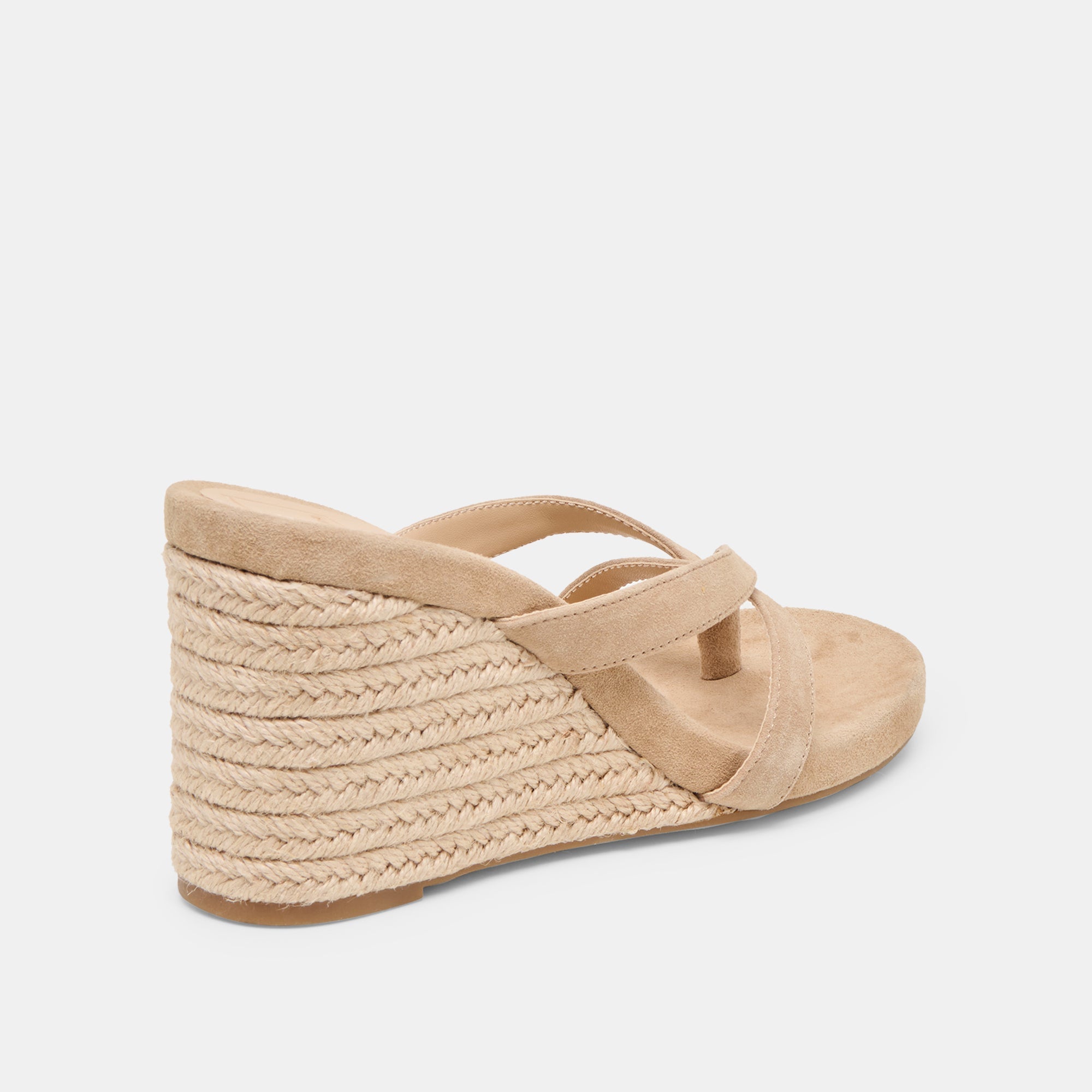 Helan Espadrille Camel Suede Wedges / Dolce Vita