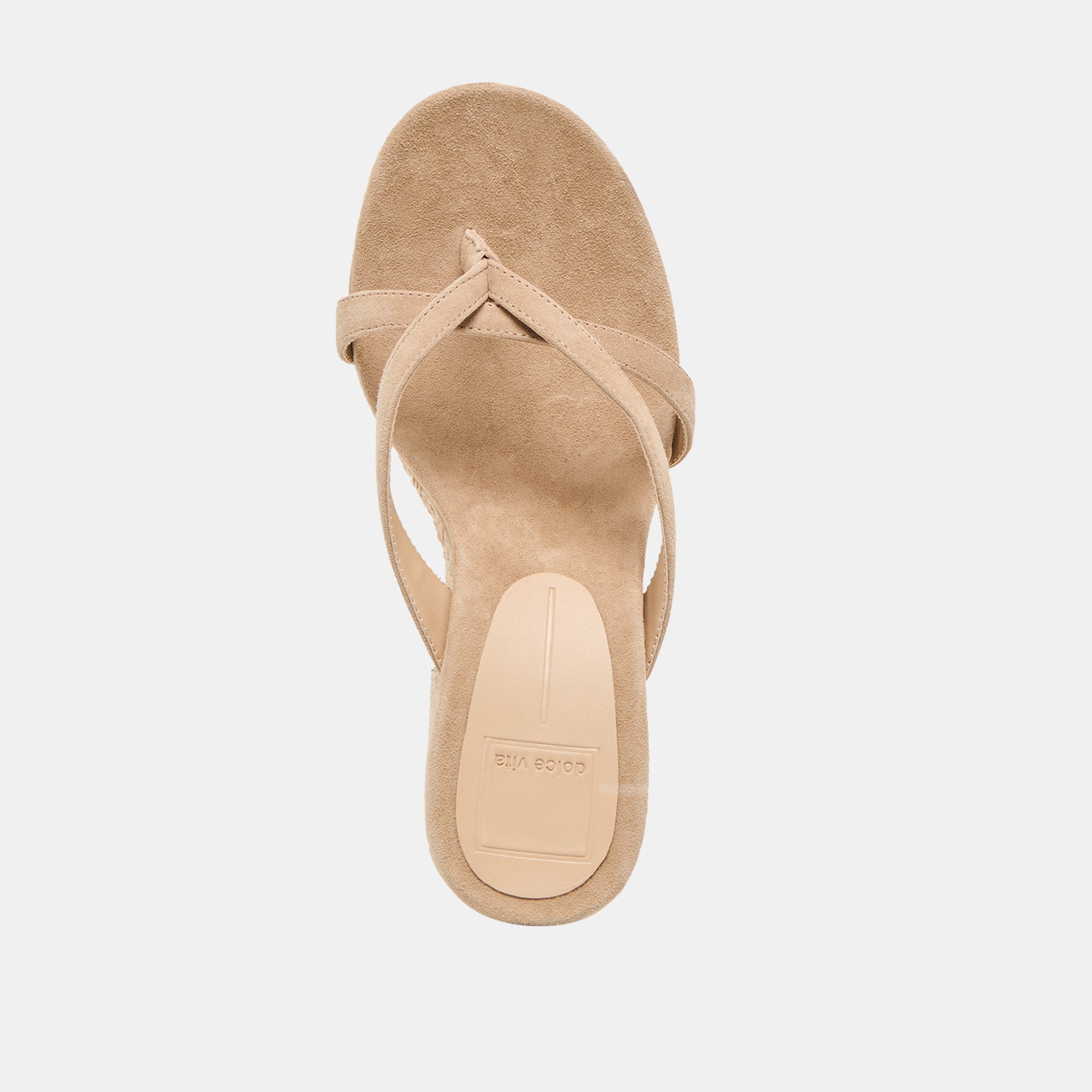 Helan Espadrille Camel Suede Wedges / Dolce Vita