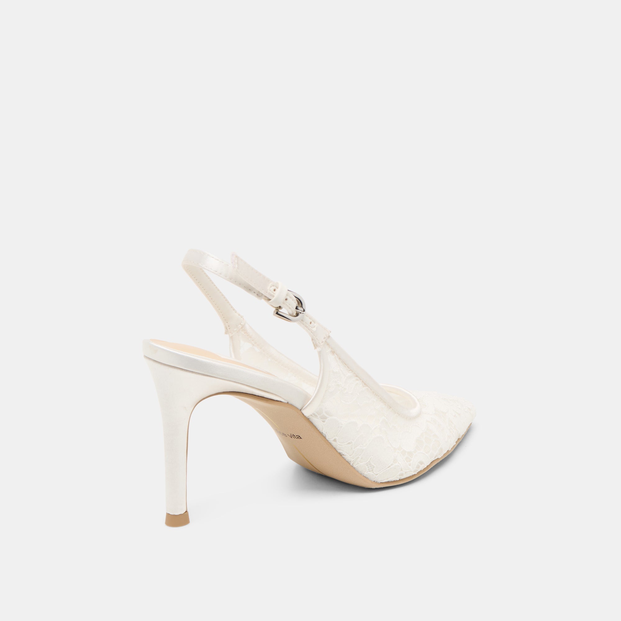 Yami True White Lace Heels / Dolce Vita