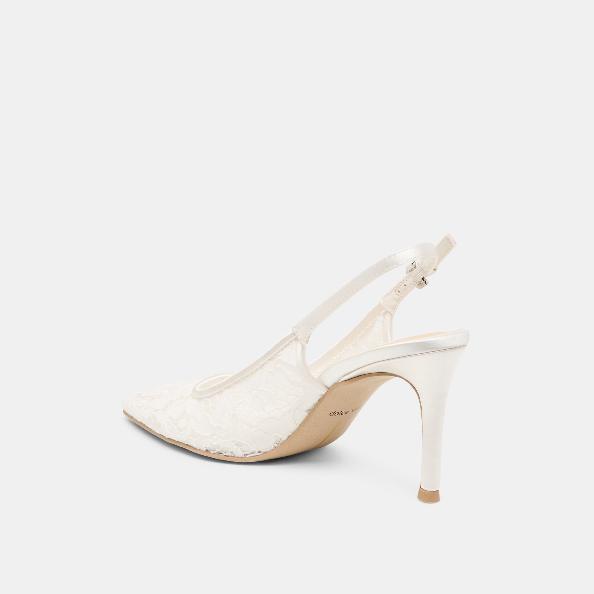 Yami True White Lace Heels / Dolce Vita