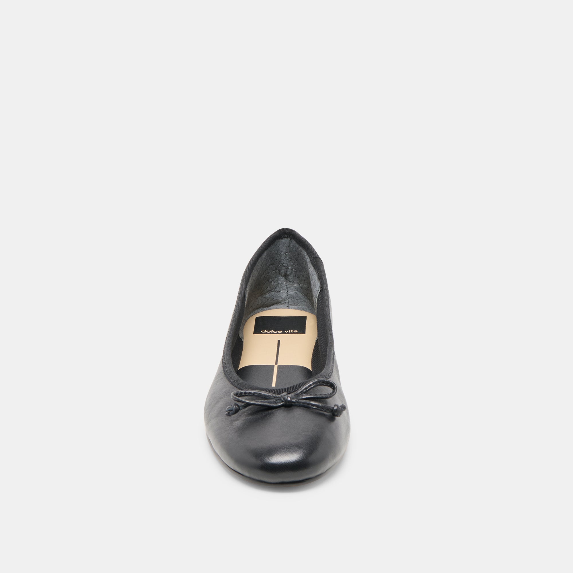 Ritla Black Leather Ballet Flats / Dolce Vita