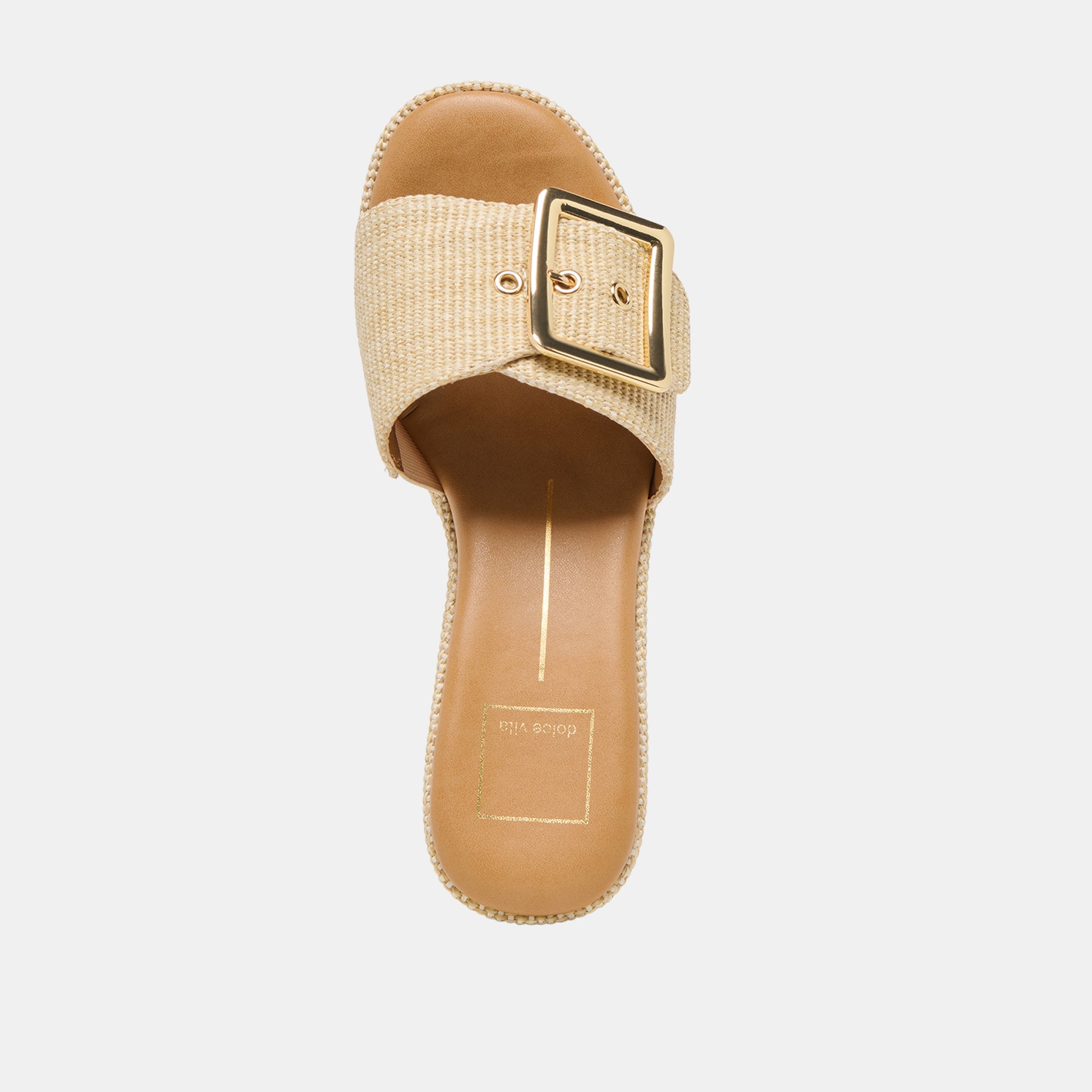Jilian Lt Natural Raffia Wedges / Dolce Vita