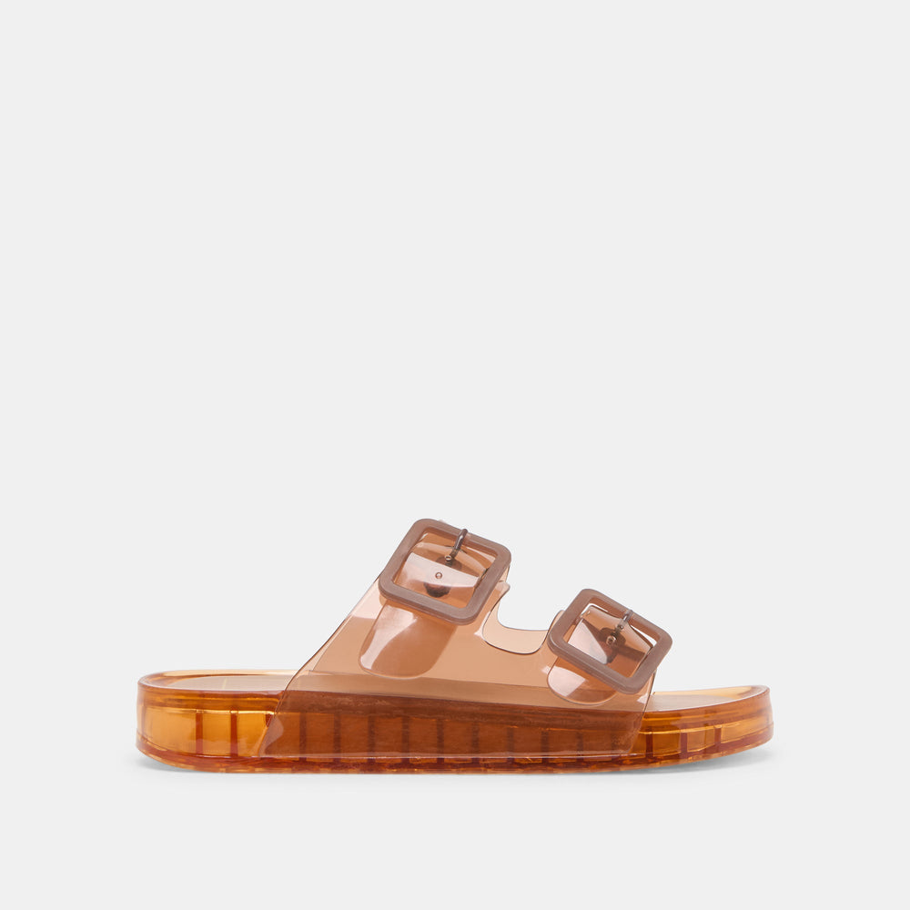 Julio Whiskey Vinyl Sandals / Dolce Vita