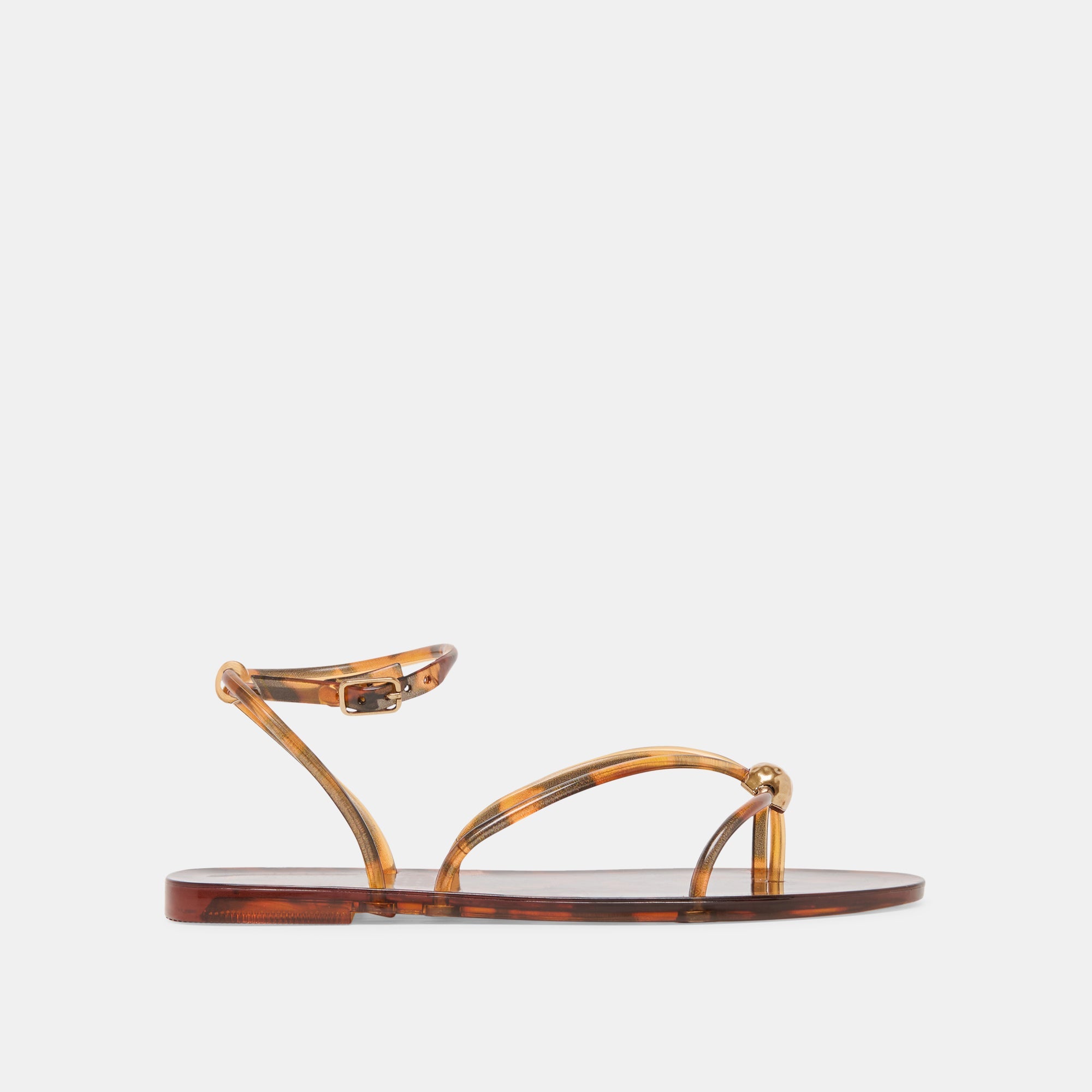 Kenley Vinyl Tortoise Jelly Sandals / Dolce Vita