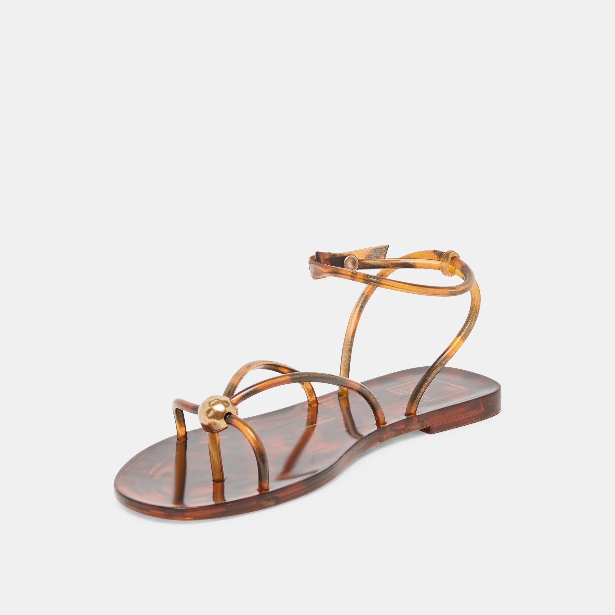 Kenley Vinyl Tortoise Jelly Sandals / Dolce Vita