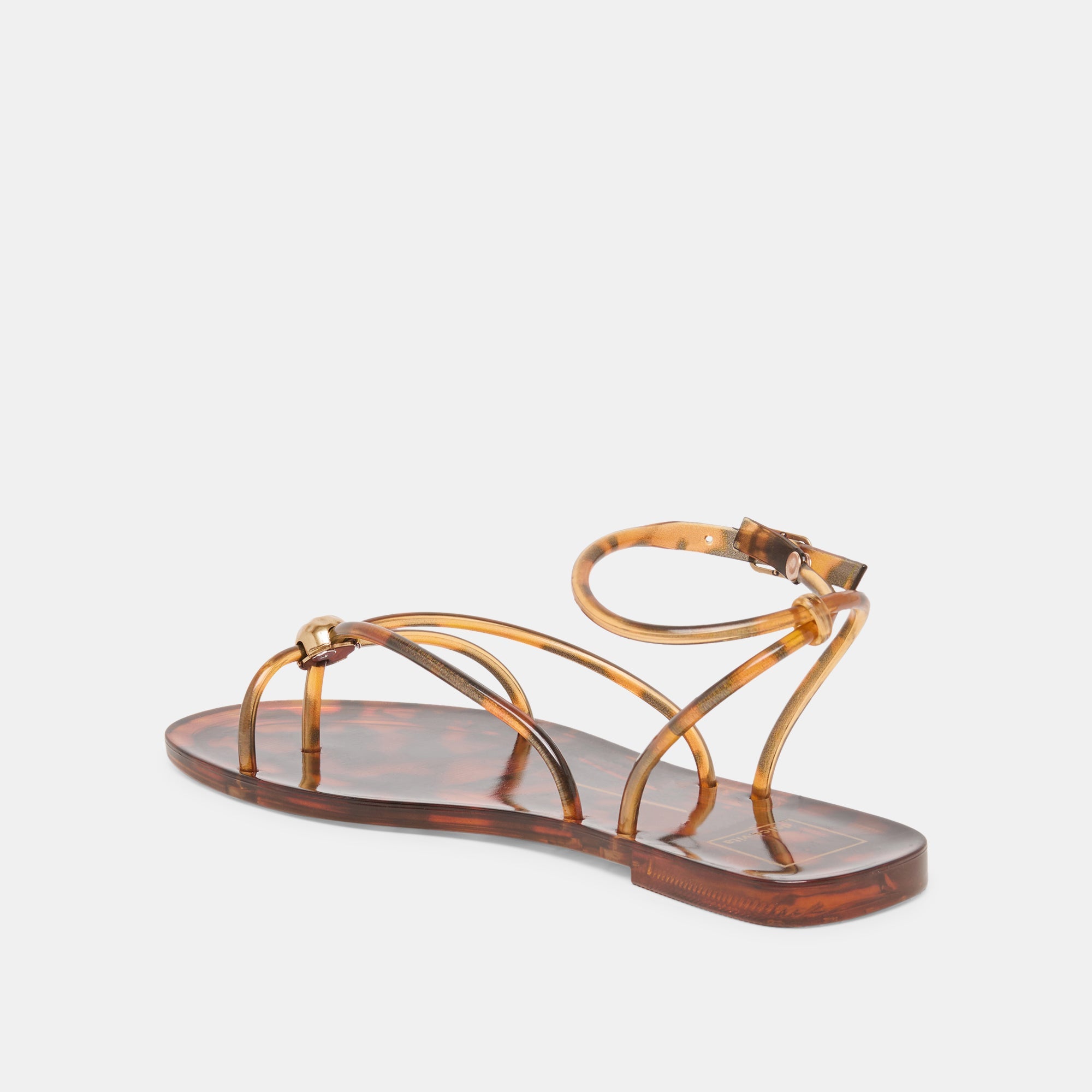 Kenley Vinyl Tortoise Jelly Sandals / Dolce Vita