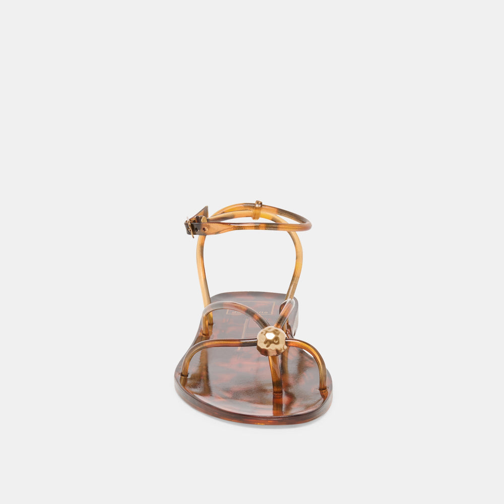 Kenley Vinyl Tortoise Jelly Sandals / Dolce Vita