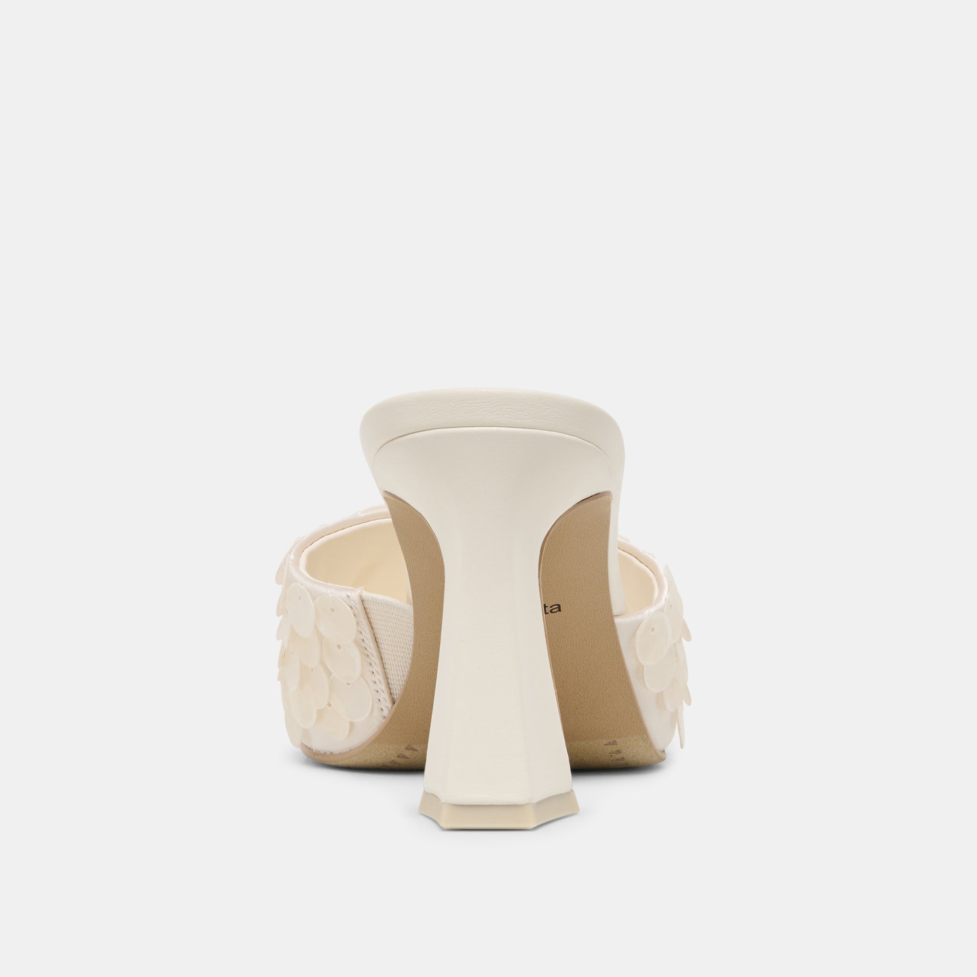 Nandy Confetti Ivory Sequin Heels / Dolce Vita