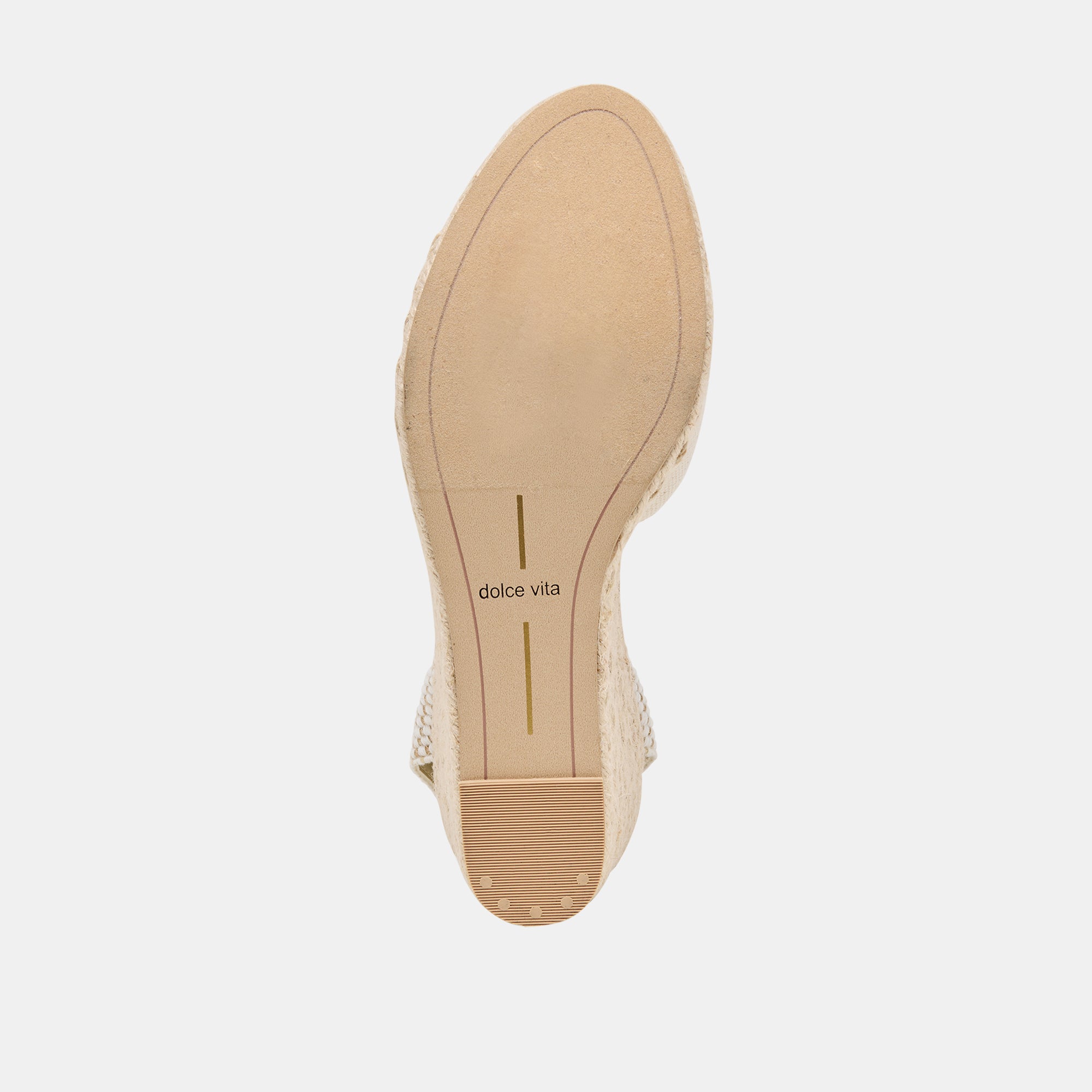 Noura Ecru Linen Wedges / Dolce Vita