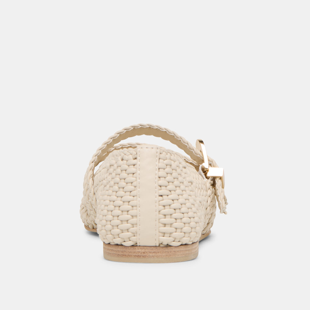 Baylee Creme Woven Stella Ballet Flats / Dolce Vita