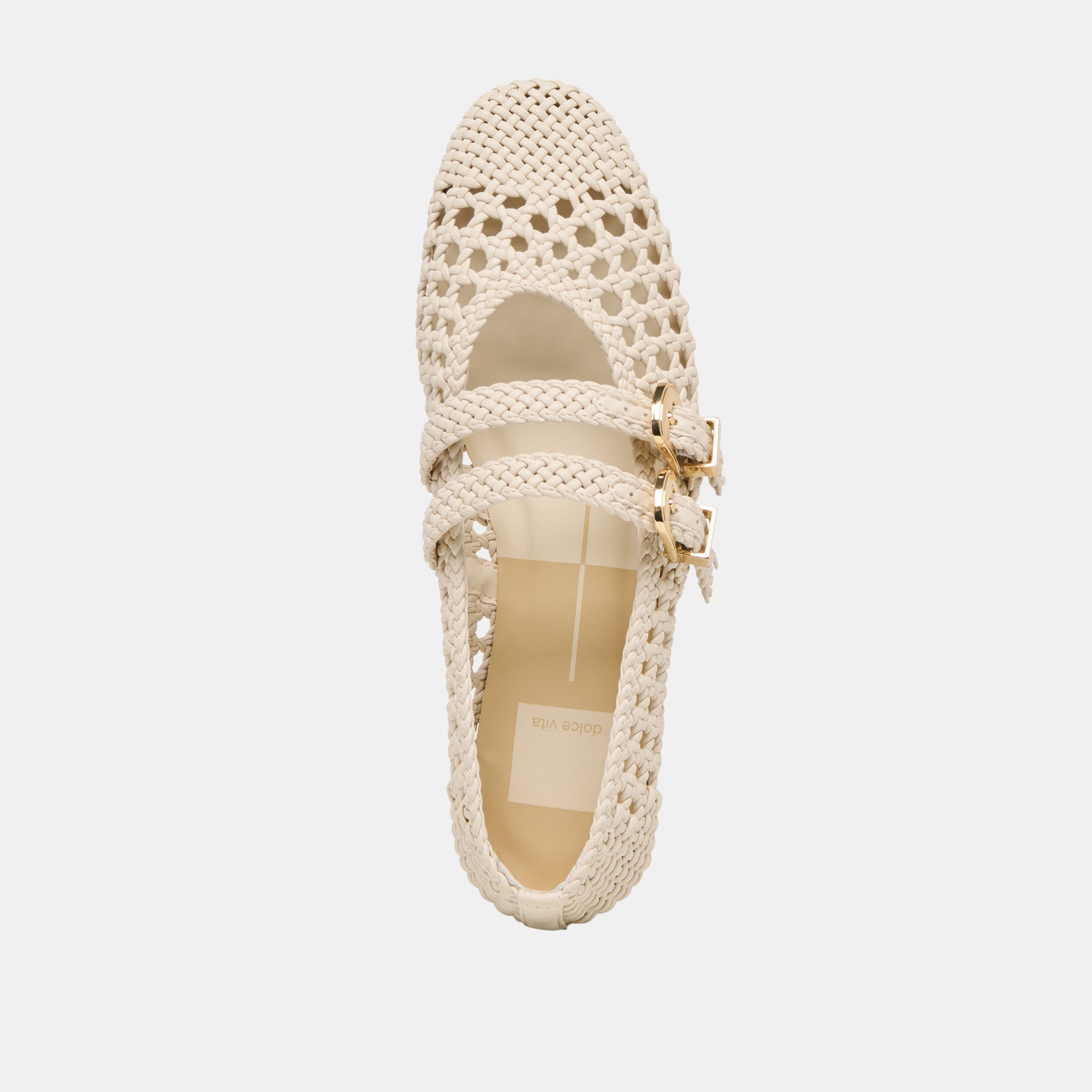 Baylee Creme Woven Stella Ballet Flats / Dolce Vita