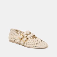 Baylee Creme Woven Stella Ballet Flats / Dolce Vita