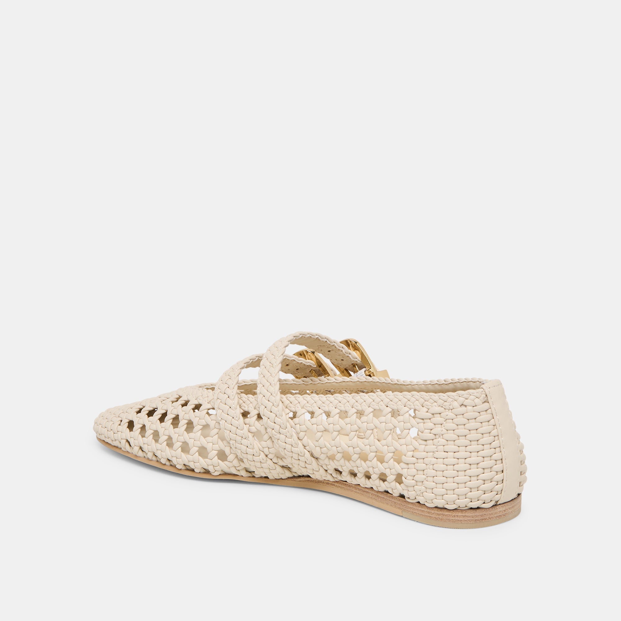 Baylee Creme Woven Stella Ballet Flats / Dolce Vita