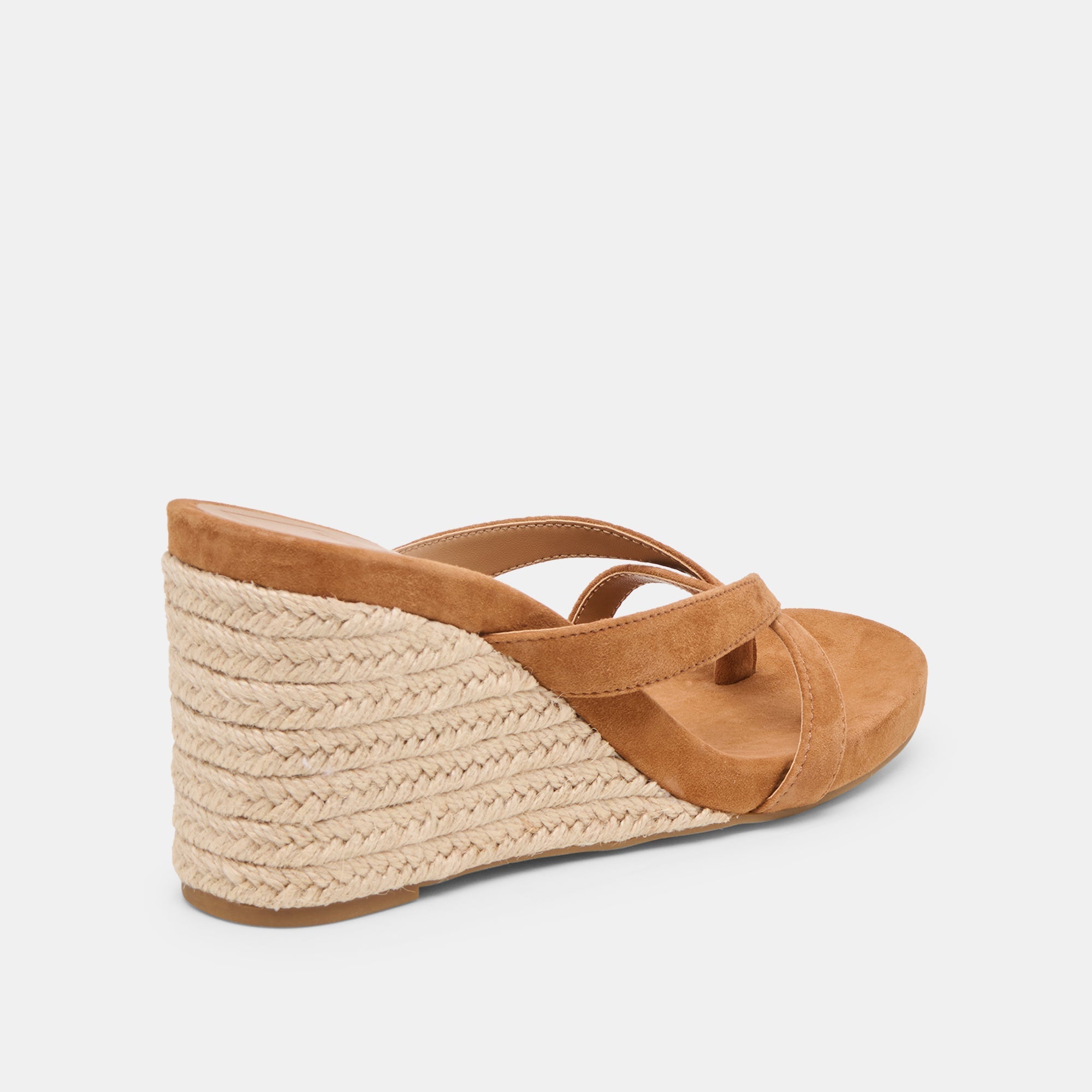 Helan Espadrille Brown Suede Wedges / Dolce Vita