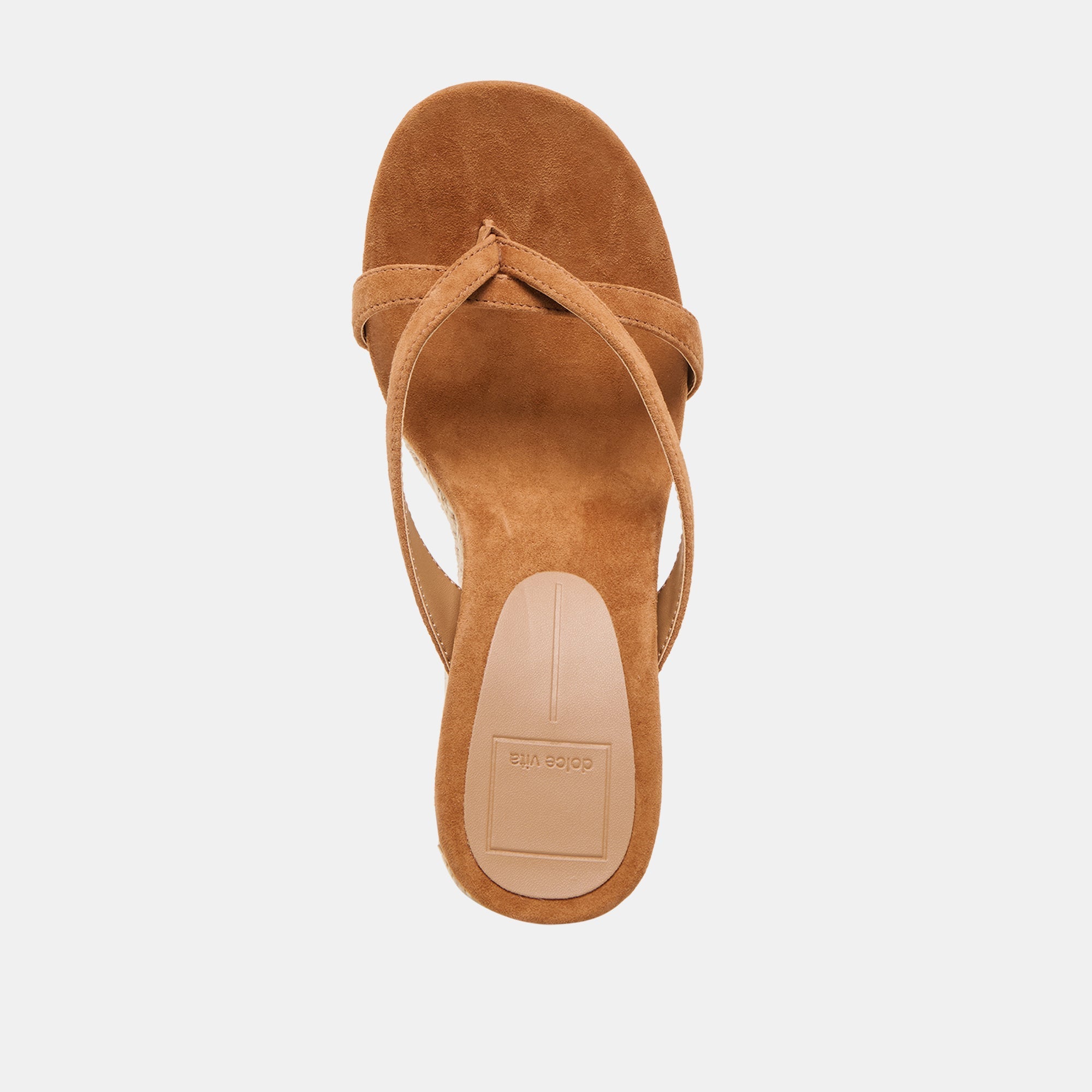 Helan Espadrille Brown Suede Wedges / Dolce Vita