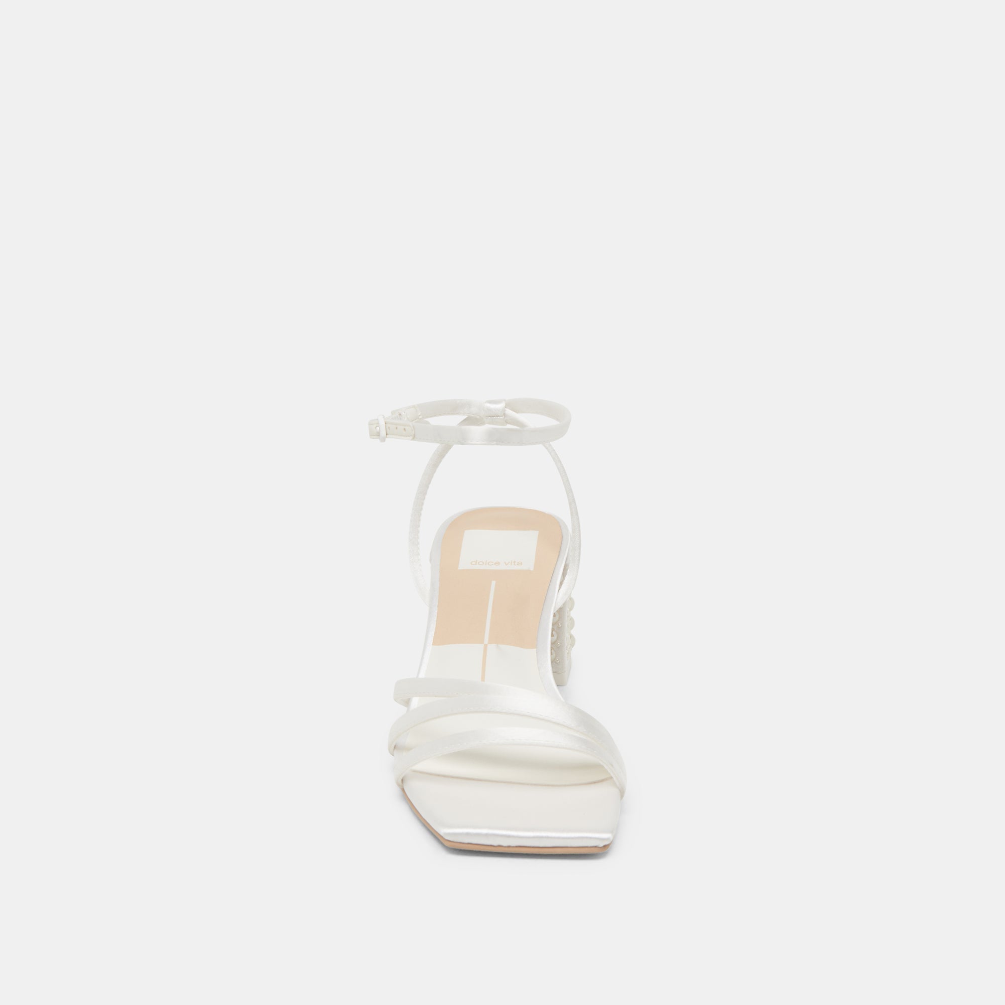 YSABEL PEARL HEELS TRUE WHITE SATIN
 – Dolce Vita / Dolce Vita
