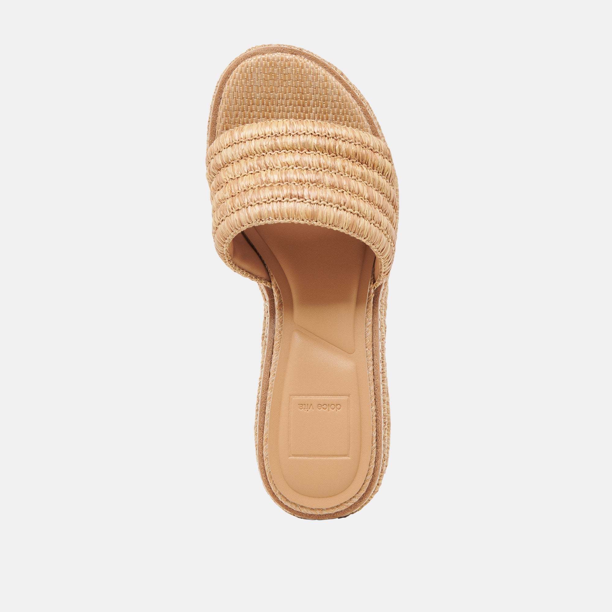 Throne Lt Natural Raffia Wedges / Dolce Vita