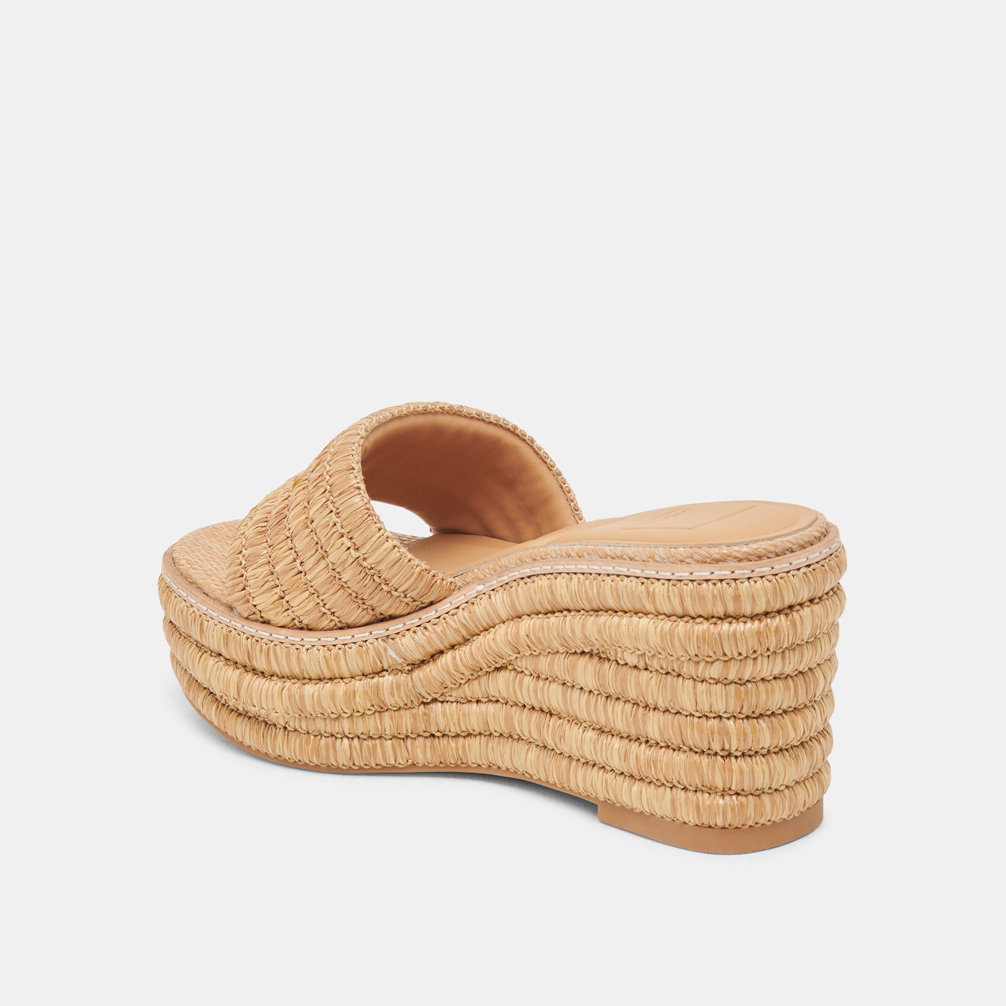 Throne Lt Natural Raffia Wedges / Dolce Vita