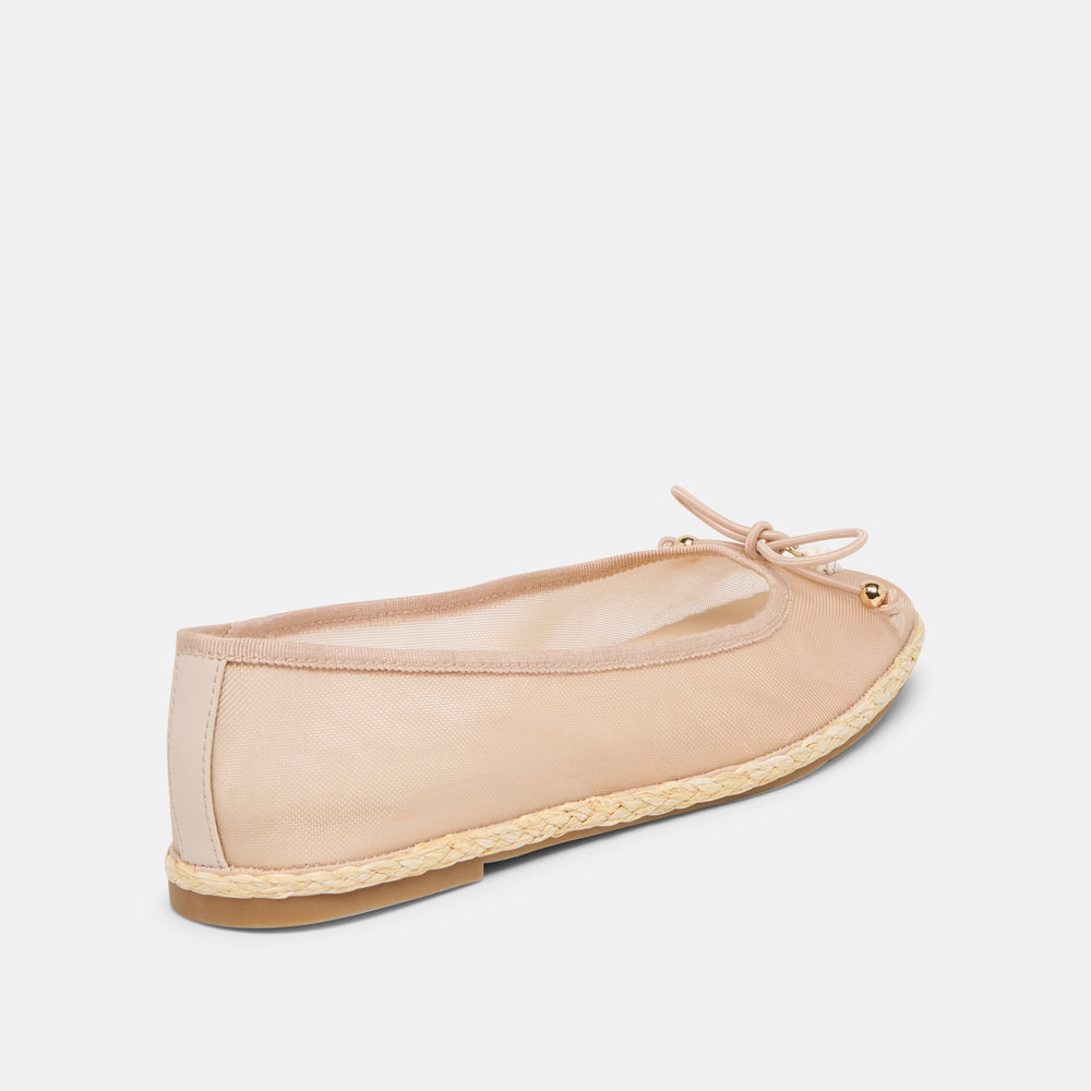 Tianna Mesh Blush Mesh Ballet Flats / Dolce Vita