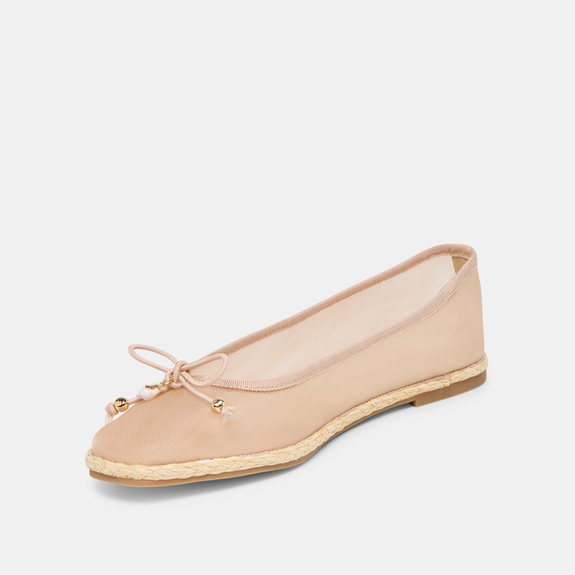 Tianna Mesh Blush Mesh Ballet Flats / Dolce Vita