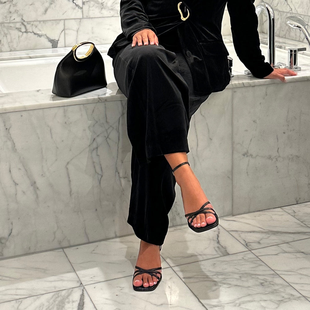 Manji Midnight Patent Leather Heels / Dolce Vita