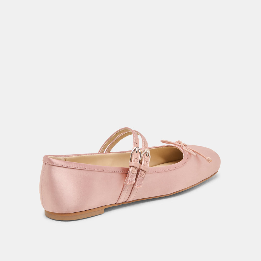 Gibsen Blush Satin Ballet Flats / Dolce Vita