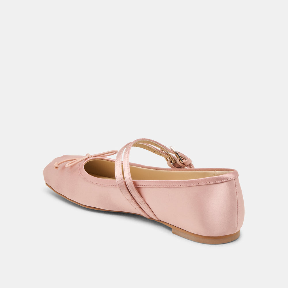 Gibsen Blush Satin Ballet Flats / Dolce Vita