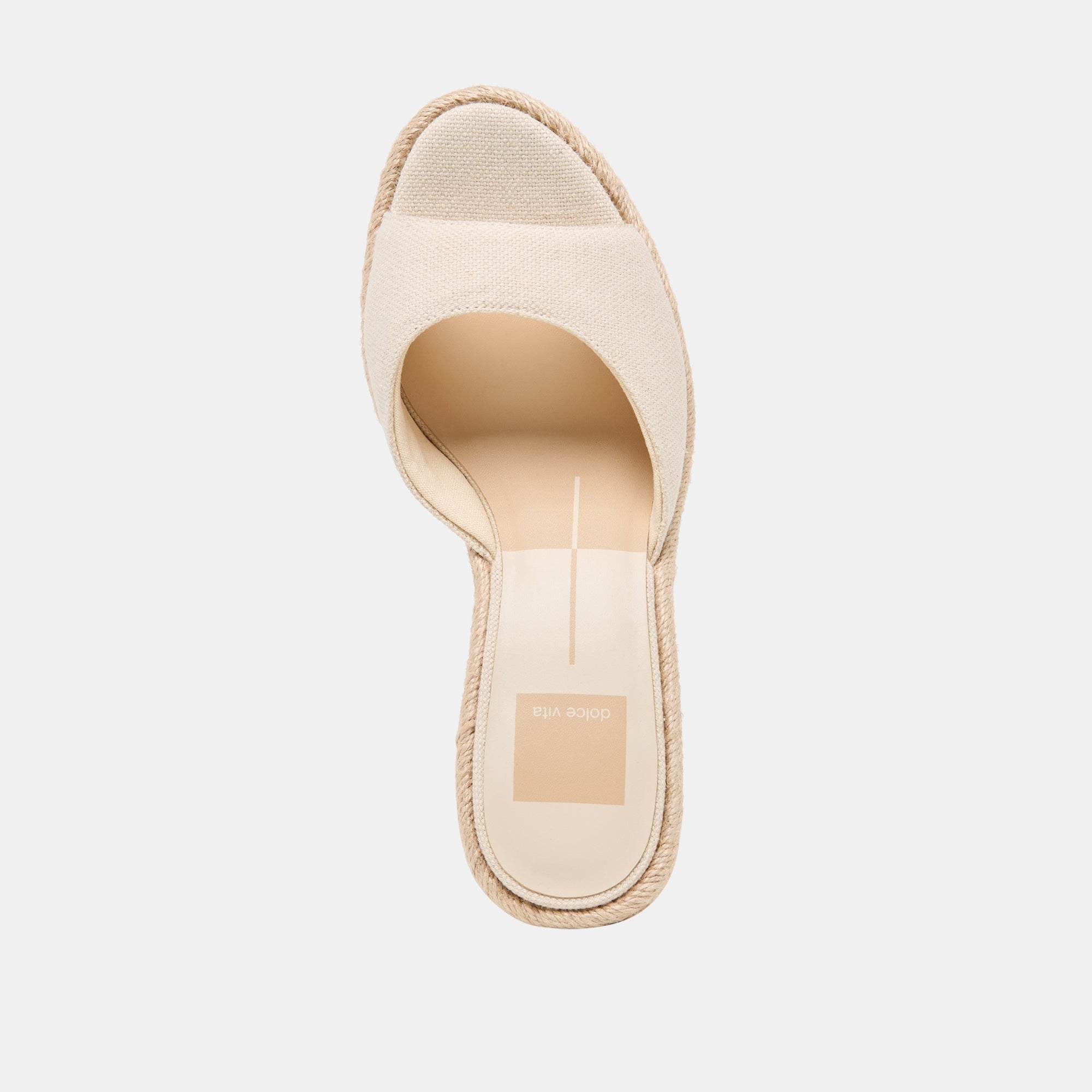 Vaya Ecru Linen Wedges / Dolce Vita