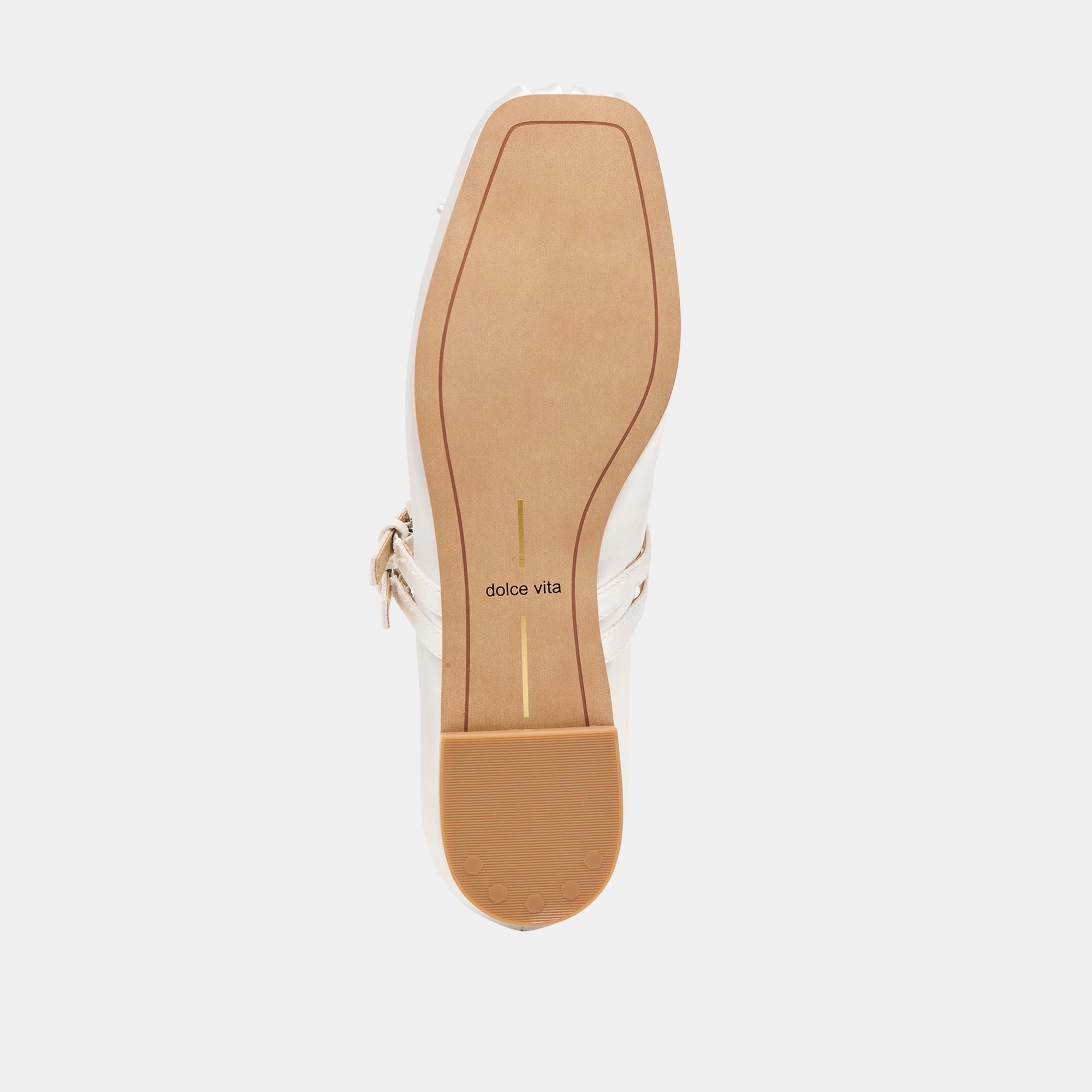 Gibsen True White Satin Ballet Flats / Dolce Vita
