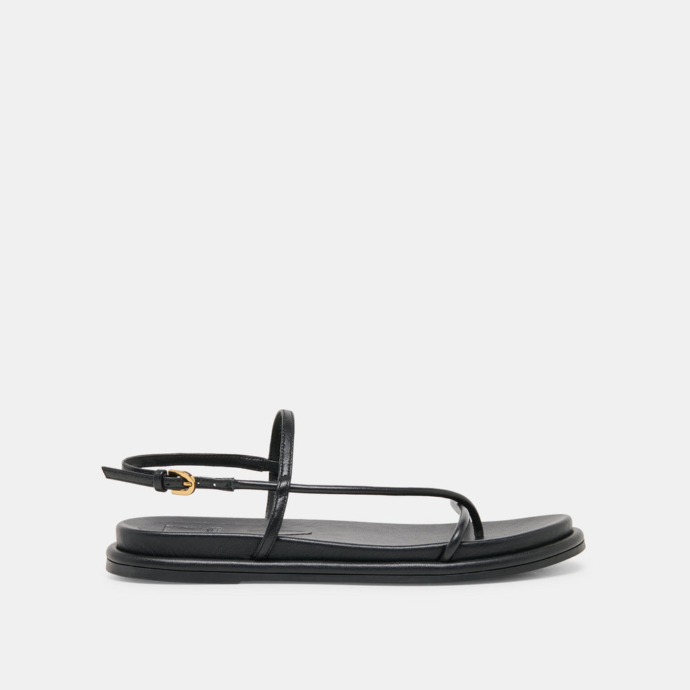 Dom Black Leather Sandals / Dolce Vita
