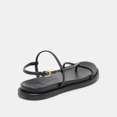 Dom Black Leather Sandals / Dolce Vita
