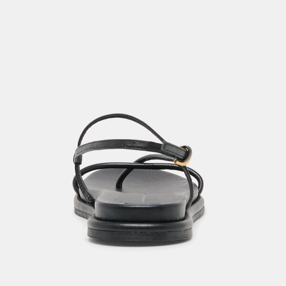 Dom Black Leather Sandals / Dolce Vita
