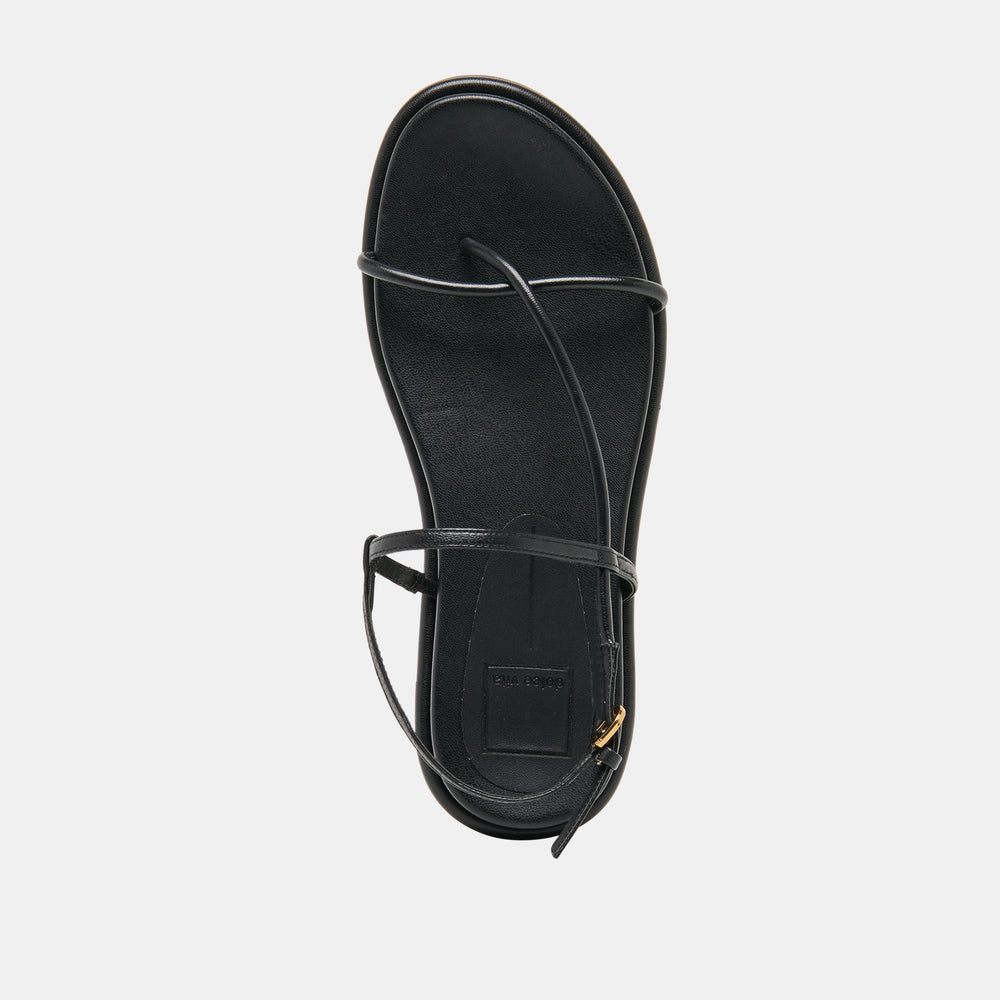 Dom Black Leather Sandals / Dolce Vita