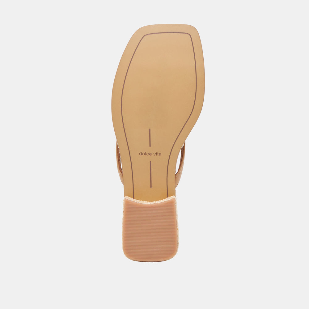 BARTY SANDALS LIGHT TAN LEATHER
 – Dolce Vita / Dolce Vita