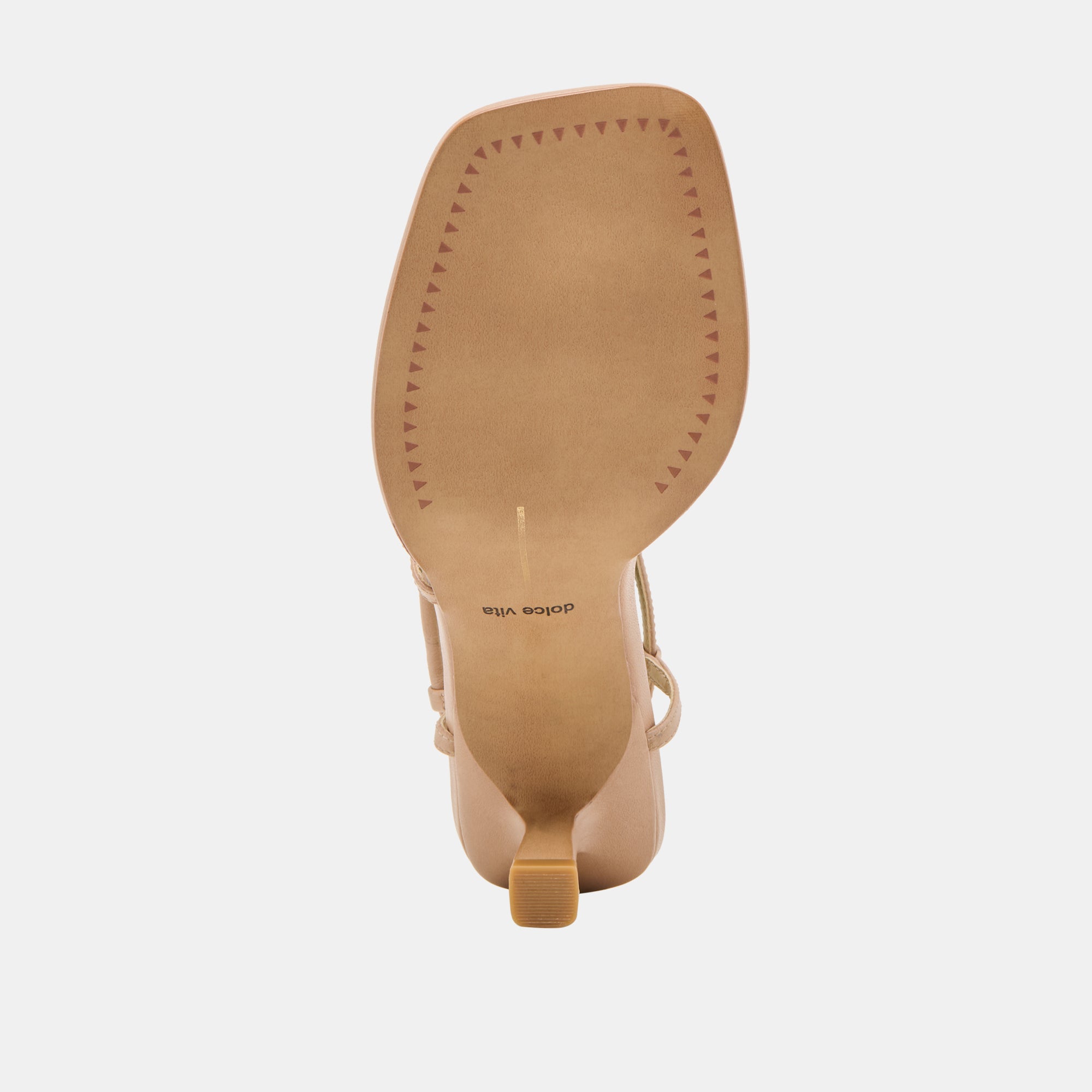 Mylee Light Tan Leather Heels / Dolce Vita