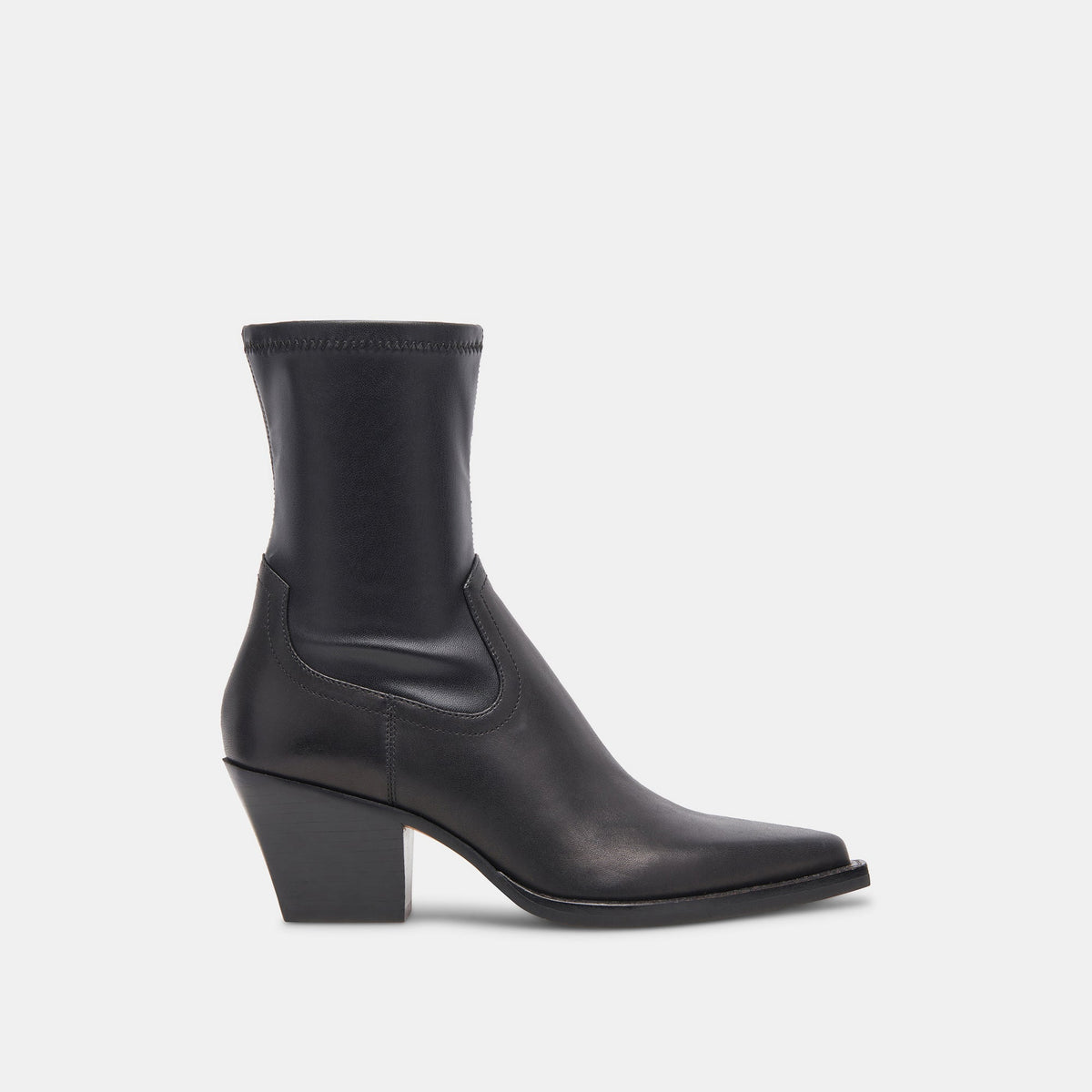 Rutger Boots Black Leather | Women's Black Leather Mid-Ankle Boots
 – Dolce Vita / Dolce Vita