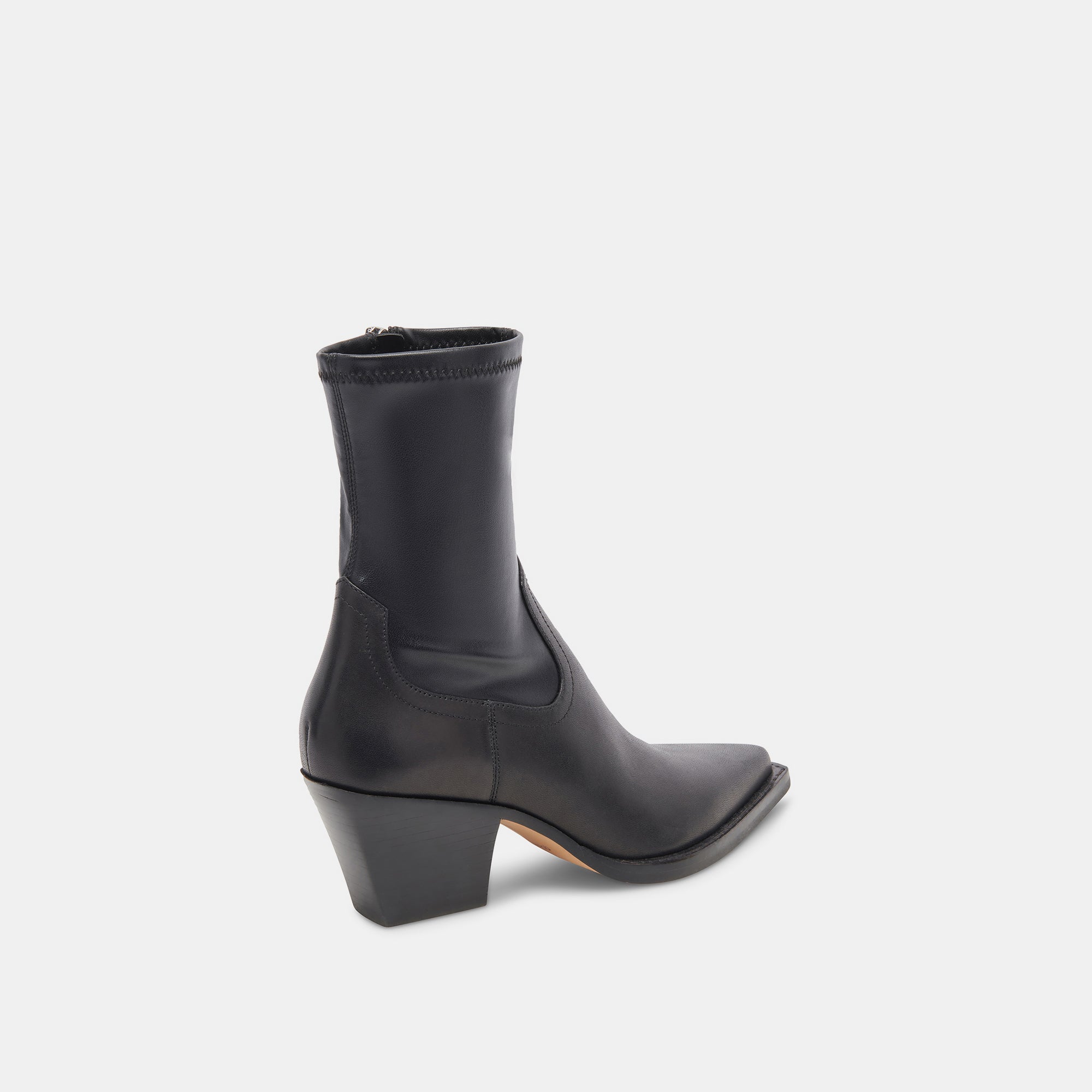 Rutger Boots Black Leather | Women's Black Leather Mid-Ankle Boots
 – Dolce Vita / Dolce Vita