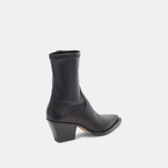 Rutger Boots Black Leather | Women's Black Leather Mid-Ankle Boots
 – Dolce Vita / Dolce Vita
