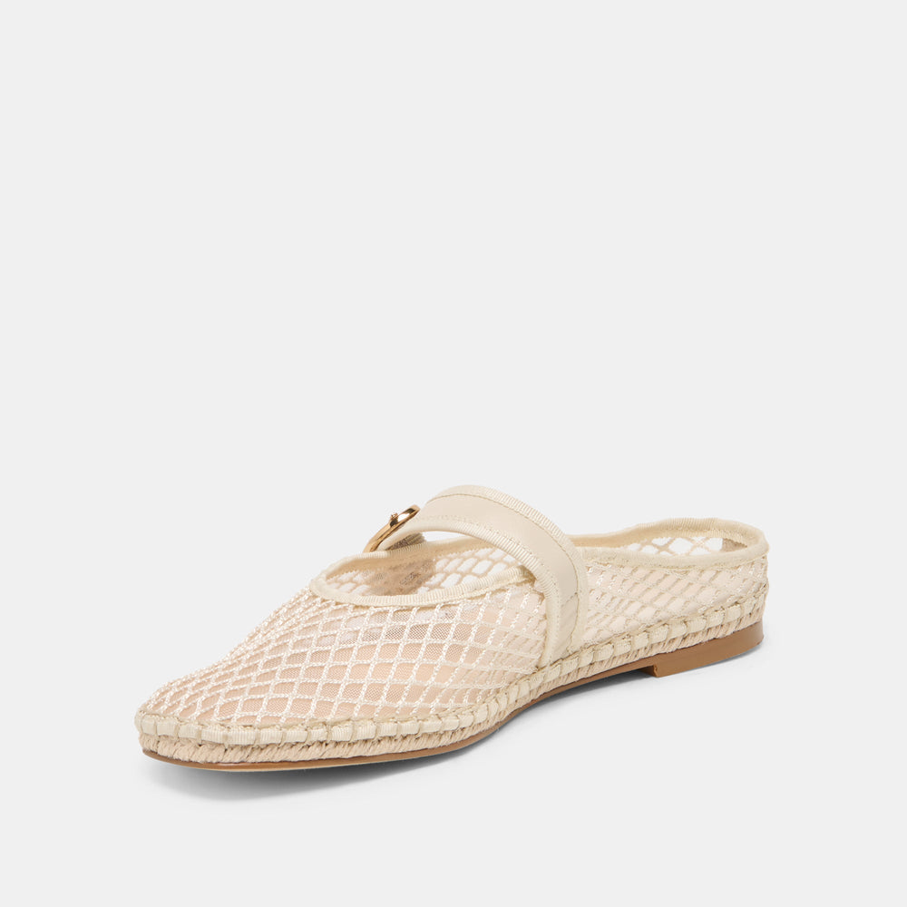 Milie Ecru Woven Mesh Flats / Dolce Vita
