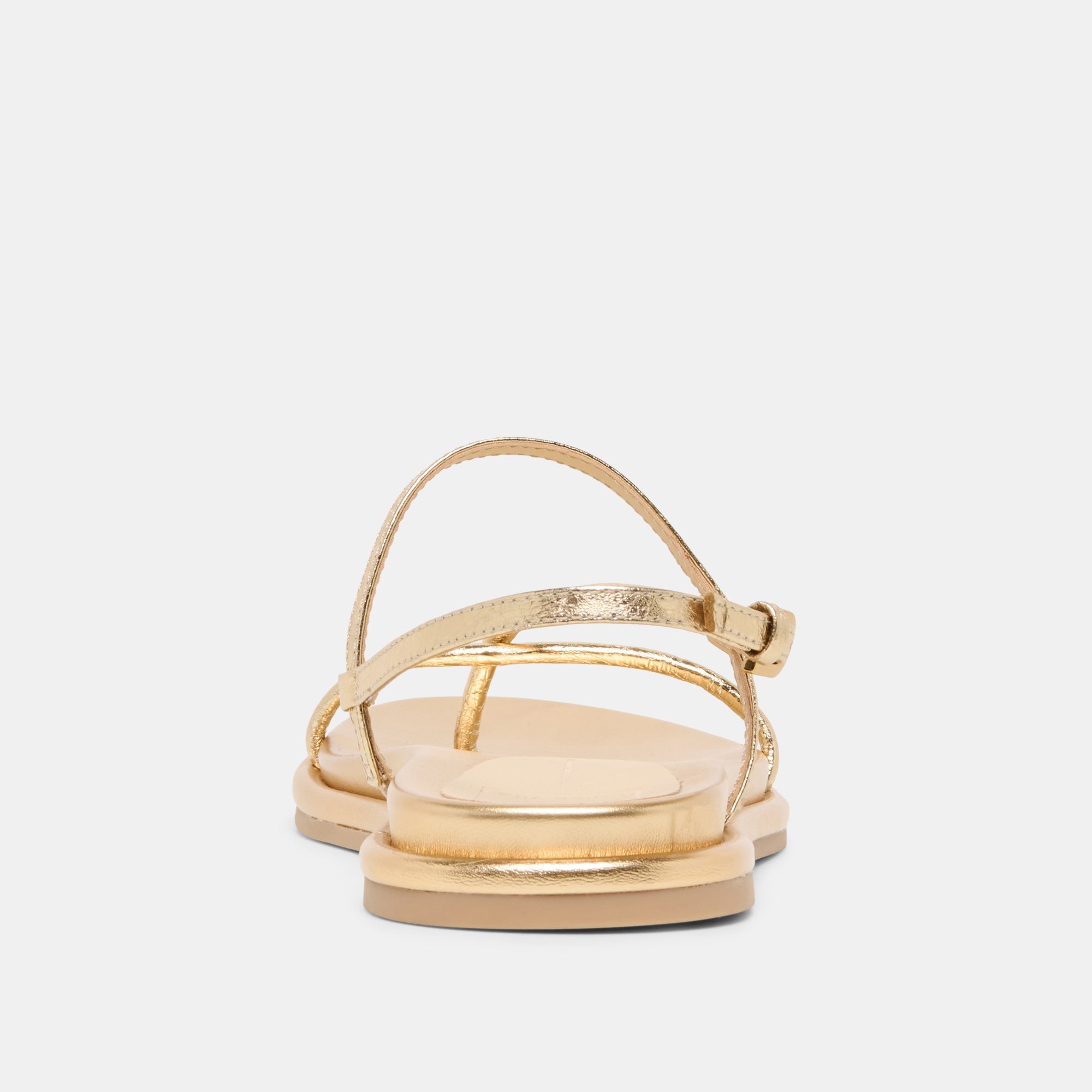 Dom Gold Distressed Leather Sandals / Dolce Vita
