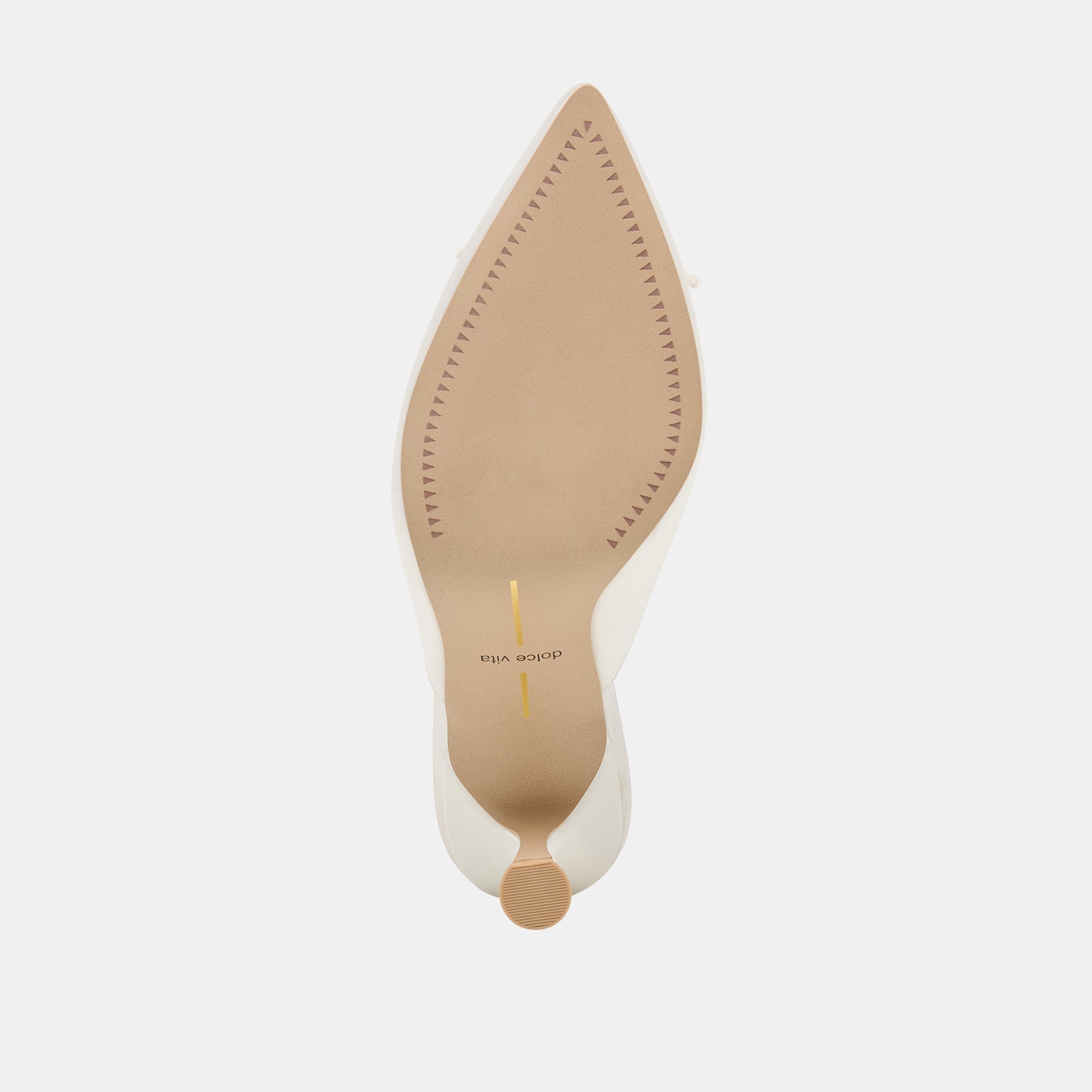 Cleo High Off White Satin Heels / Dolce Vita