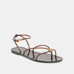Kenley Vinyl Chocolate Jelly Sandals / Dolce Vita