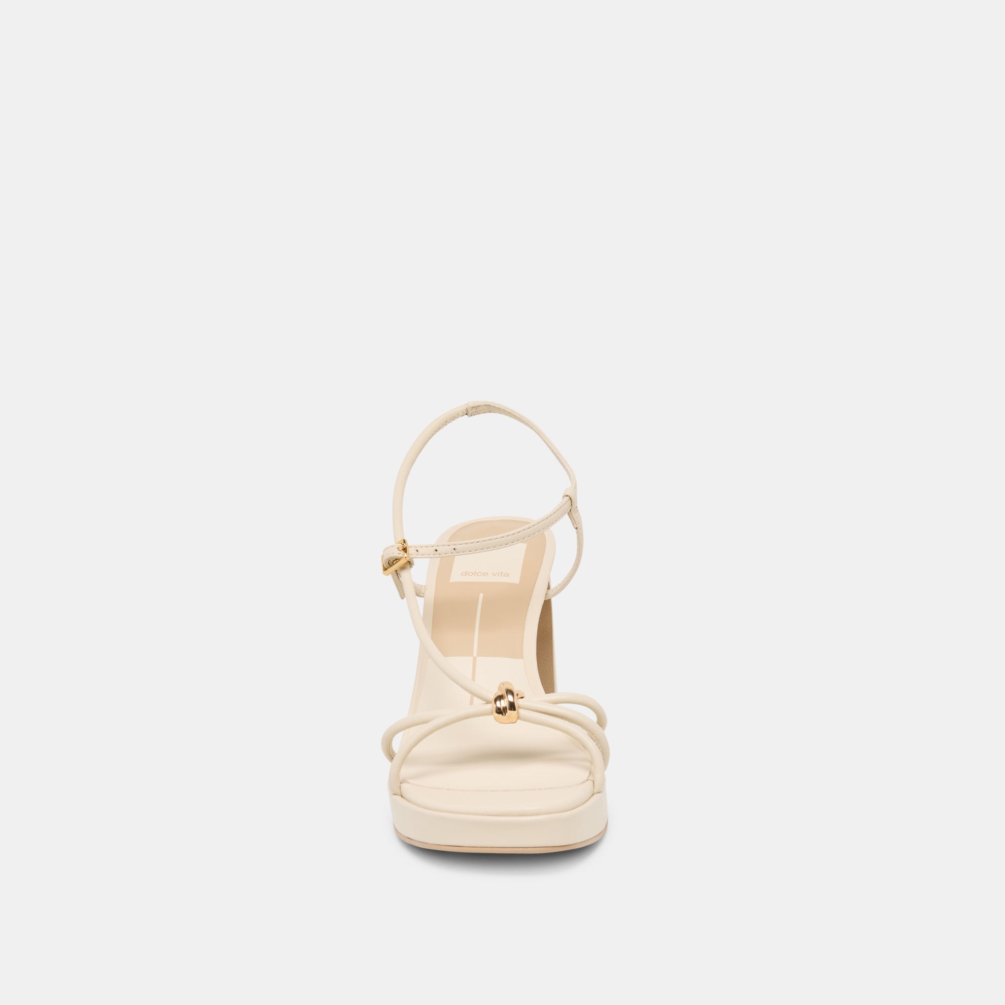 Odete Creme Leather Heels / Dolce Vita