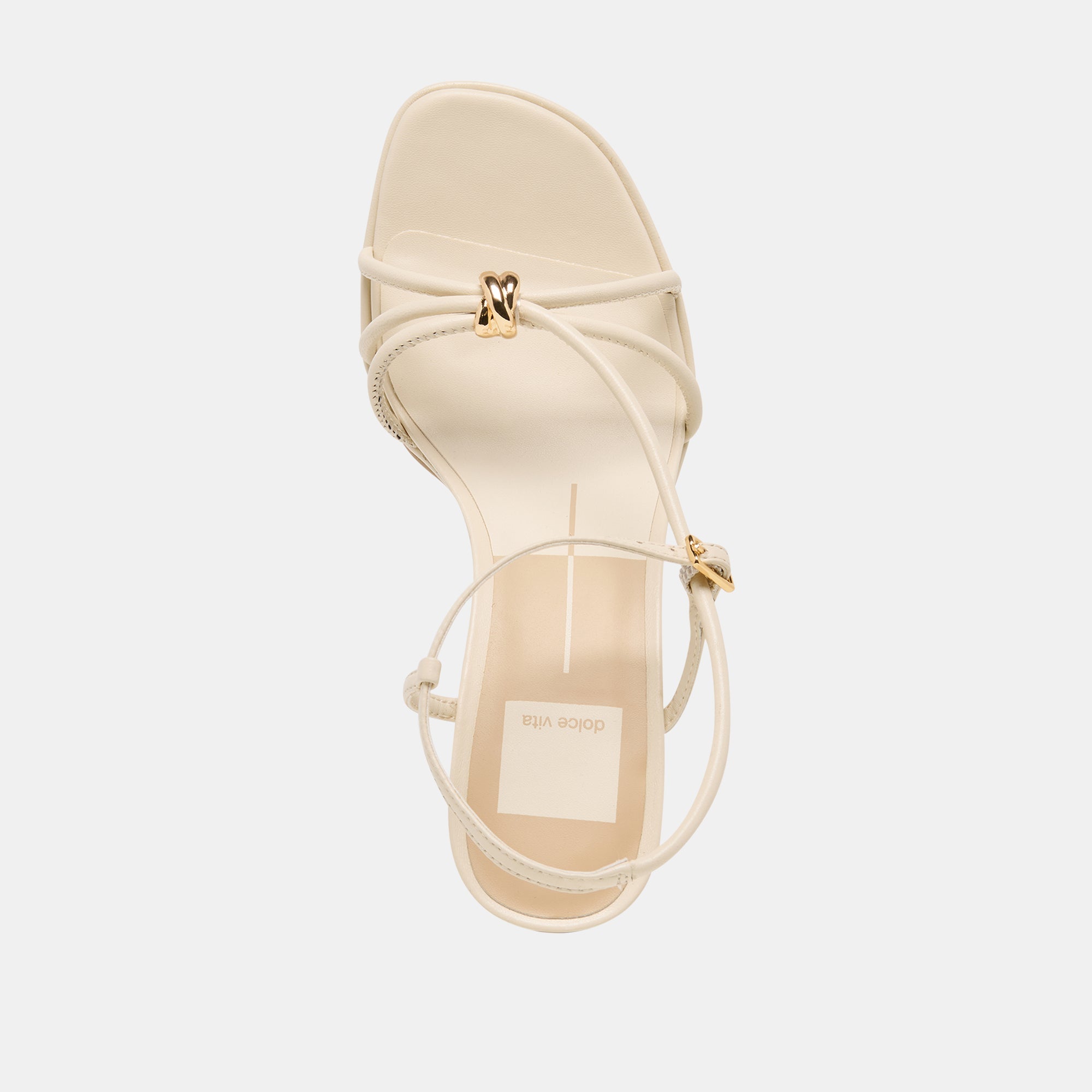 Odete Creme Leather Heels / Dolce Vita